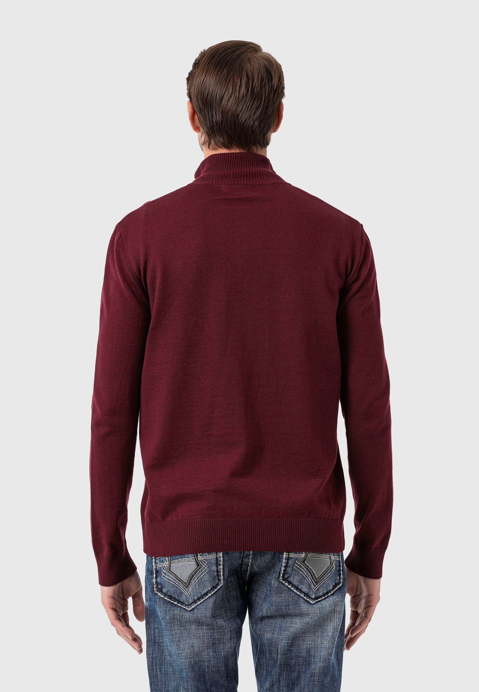 Cipo & Baxx Cardigan »Pullover«, im sportlichen Look