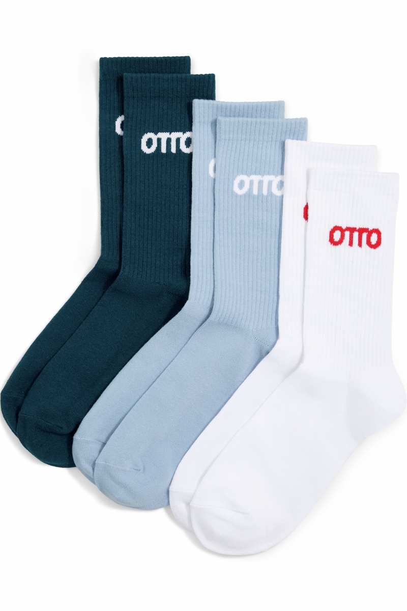 OTTO products Tennissocken "OTTO" sportlicher Stil, mit Stickerei