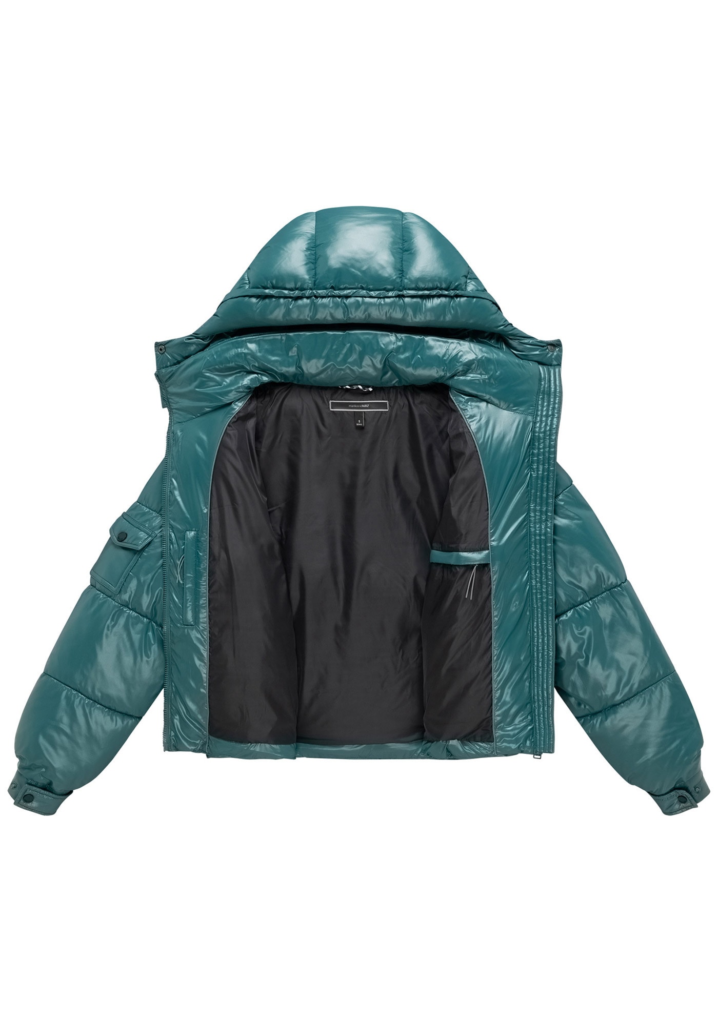 Marikoo Winterjacke »Glimini« mit Kapuze Winterjacke mit Kapuze, modische Steppung, warm gefüttert
