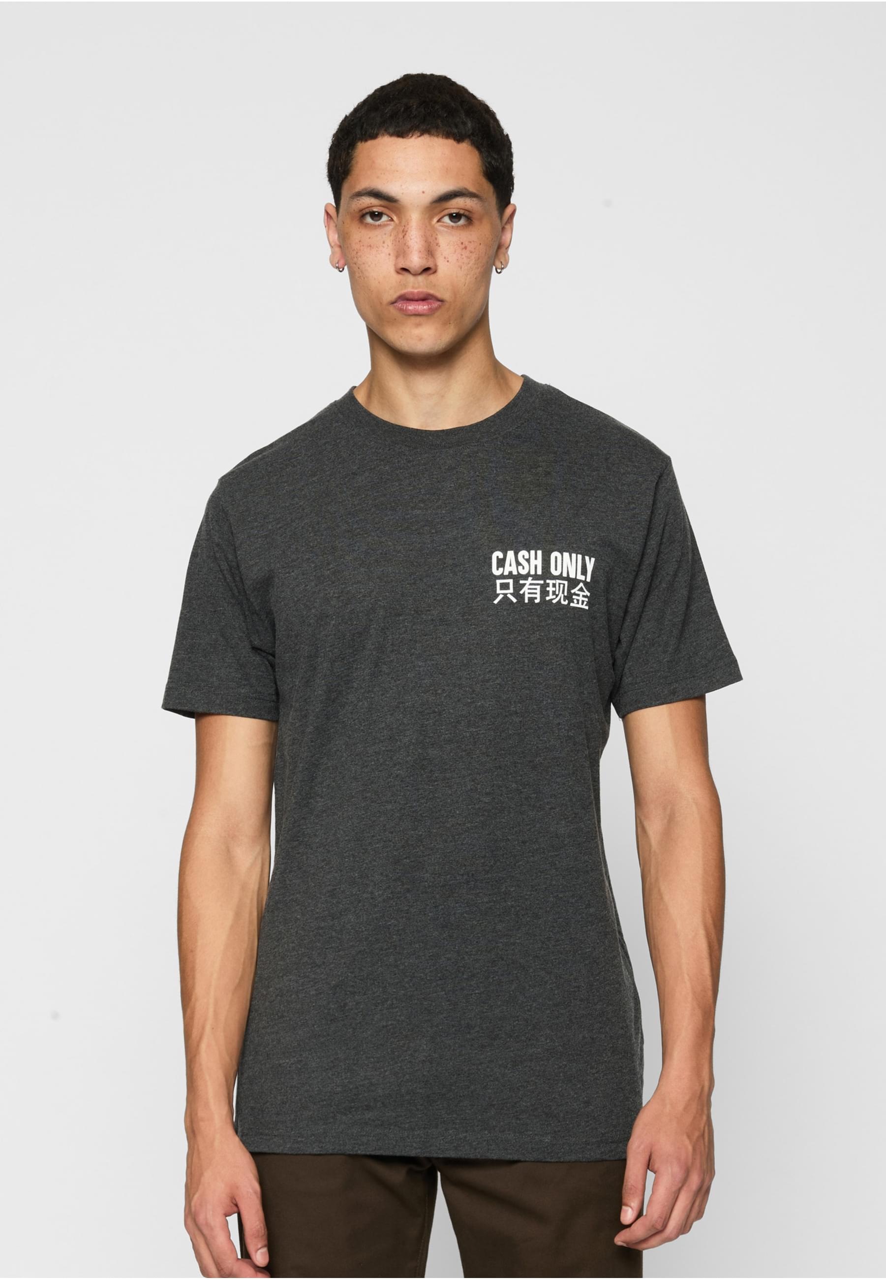 MisterTee Kurzarmshirt »MisterTee Herren Cash Only Tee«, (1 tlg.)
