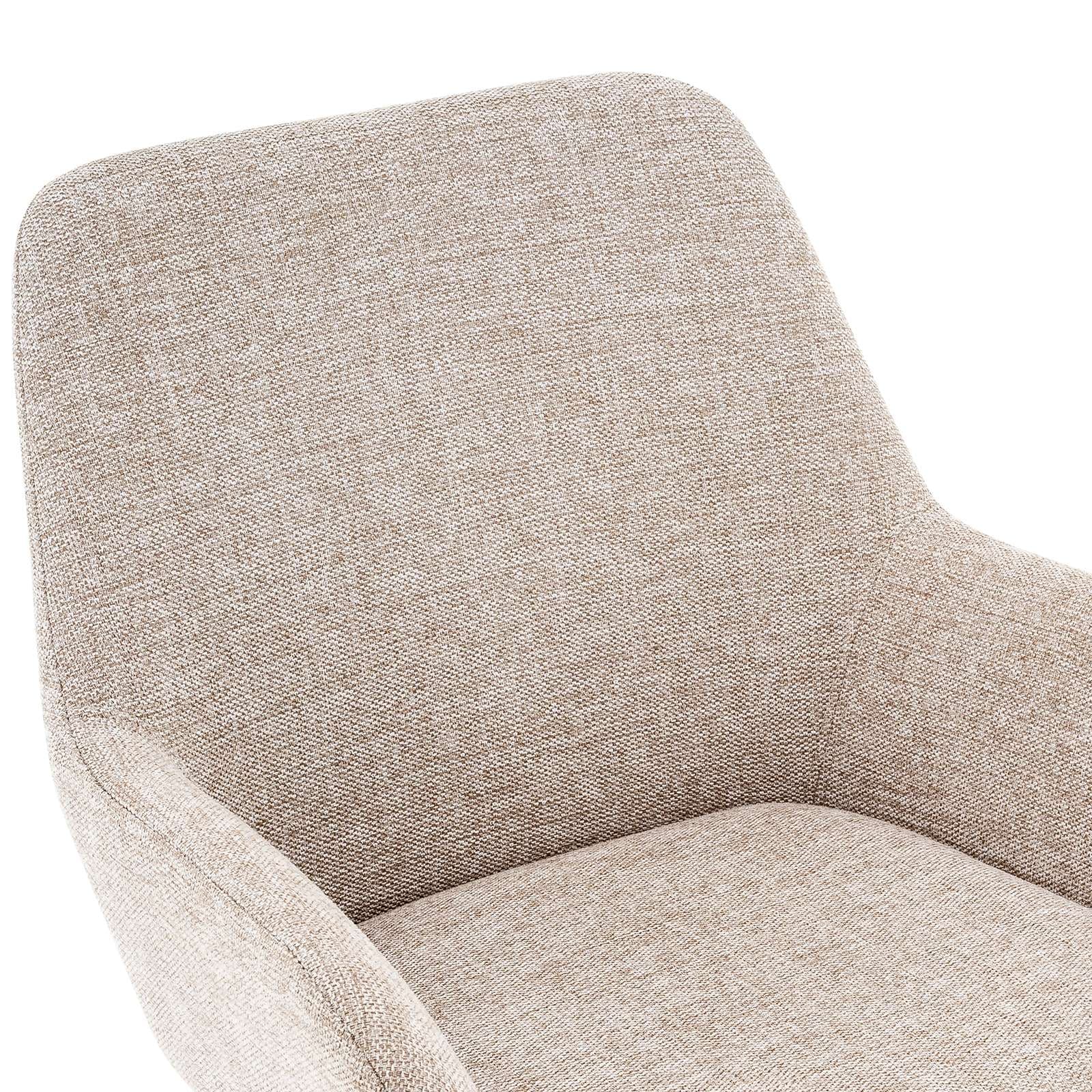 OTTO home Esszimmerstuhl »Evinnia« (Set) 2 Stk.massive Eichenholzbeine, pflegegleicher Webstoff, Sitzhöhe 48 cm