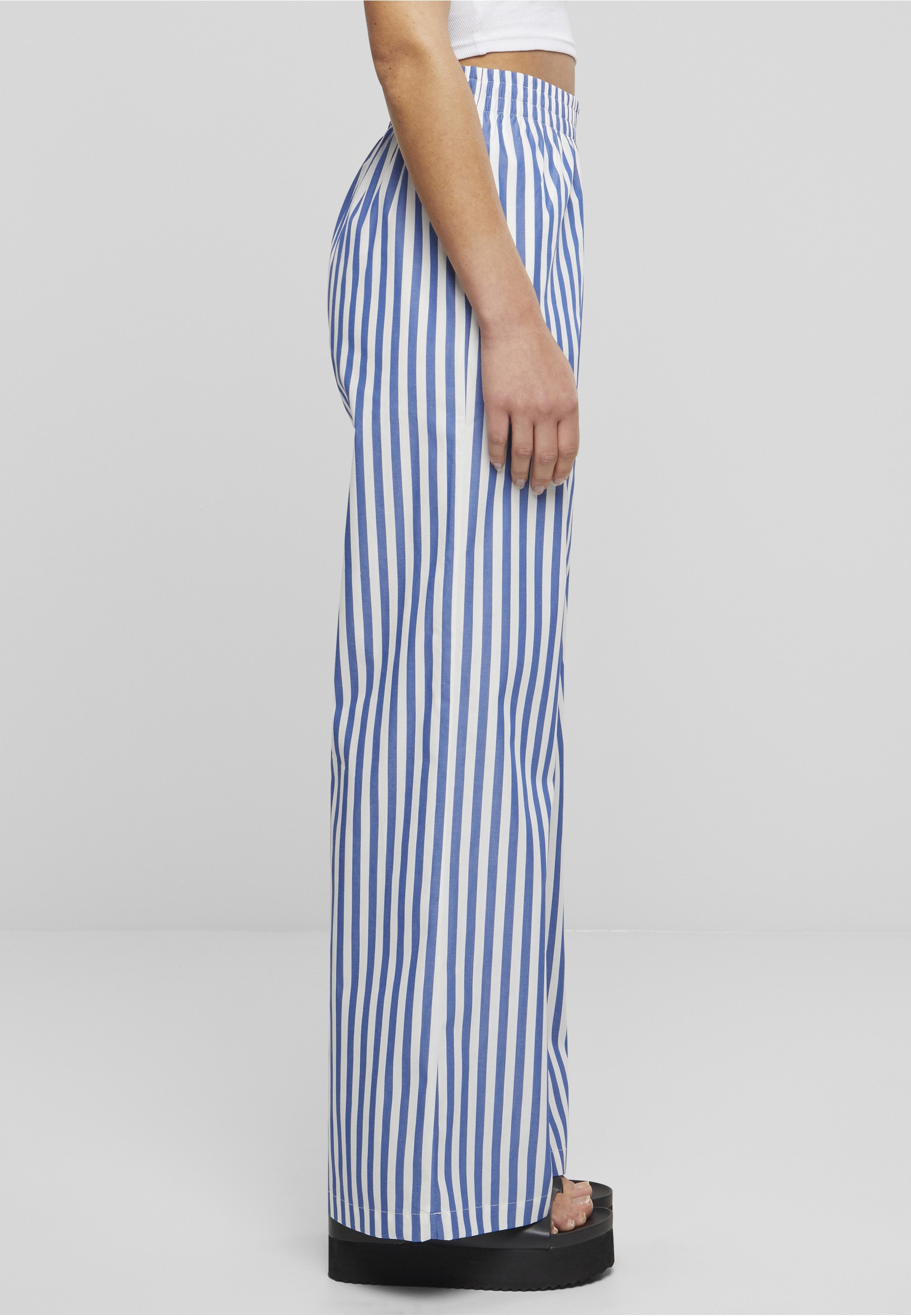 URBAN CLASSICS Stoffhose »Urban Classics Damen Ladies Striped Loose Pants«