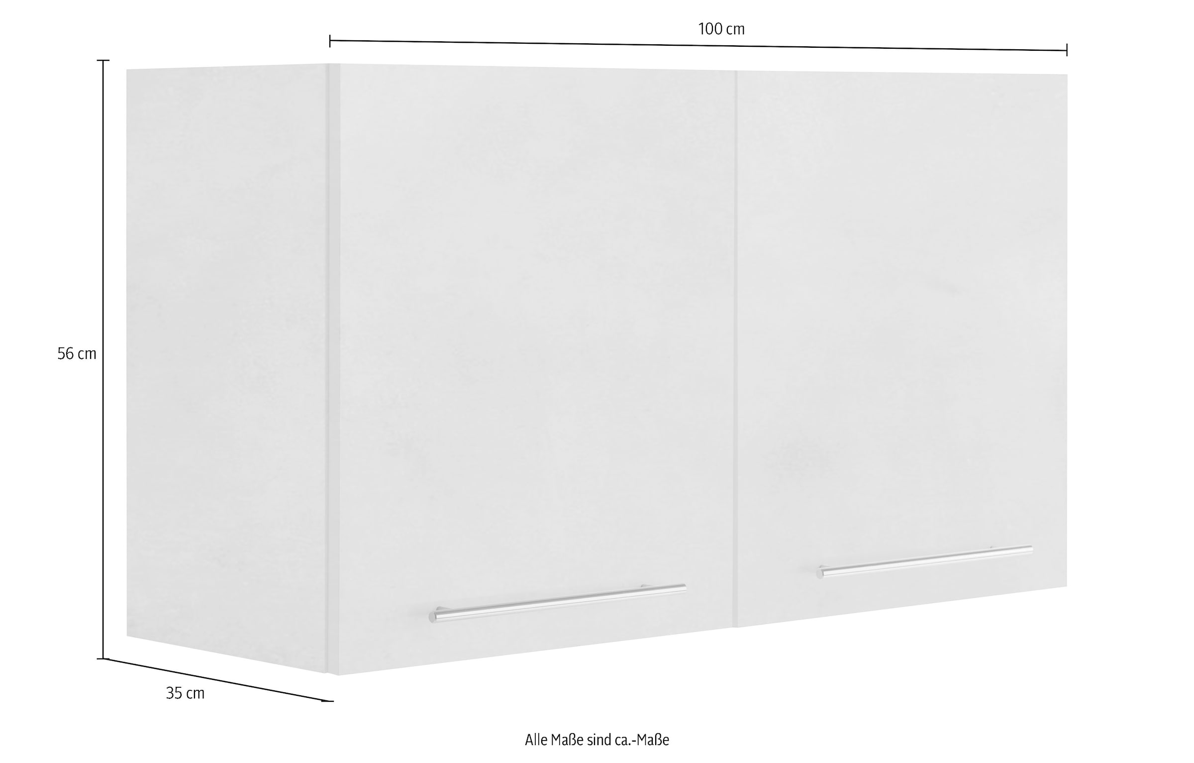 wiho Küchen Hängeschrank »Flexi2«, Breite 100 cm