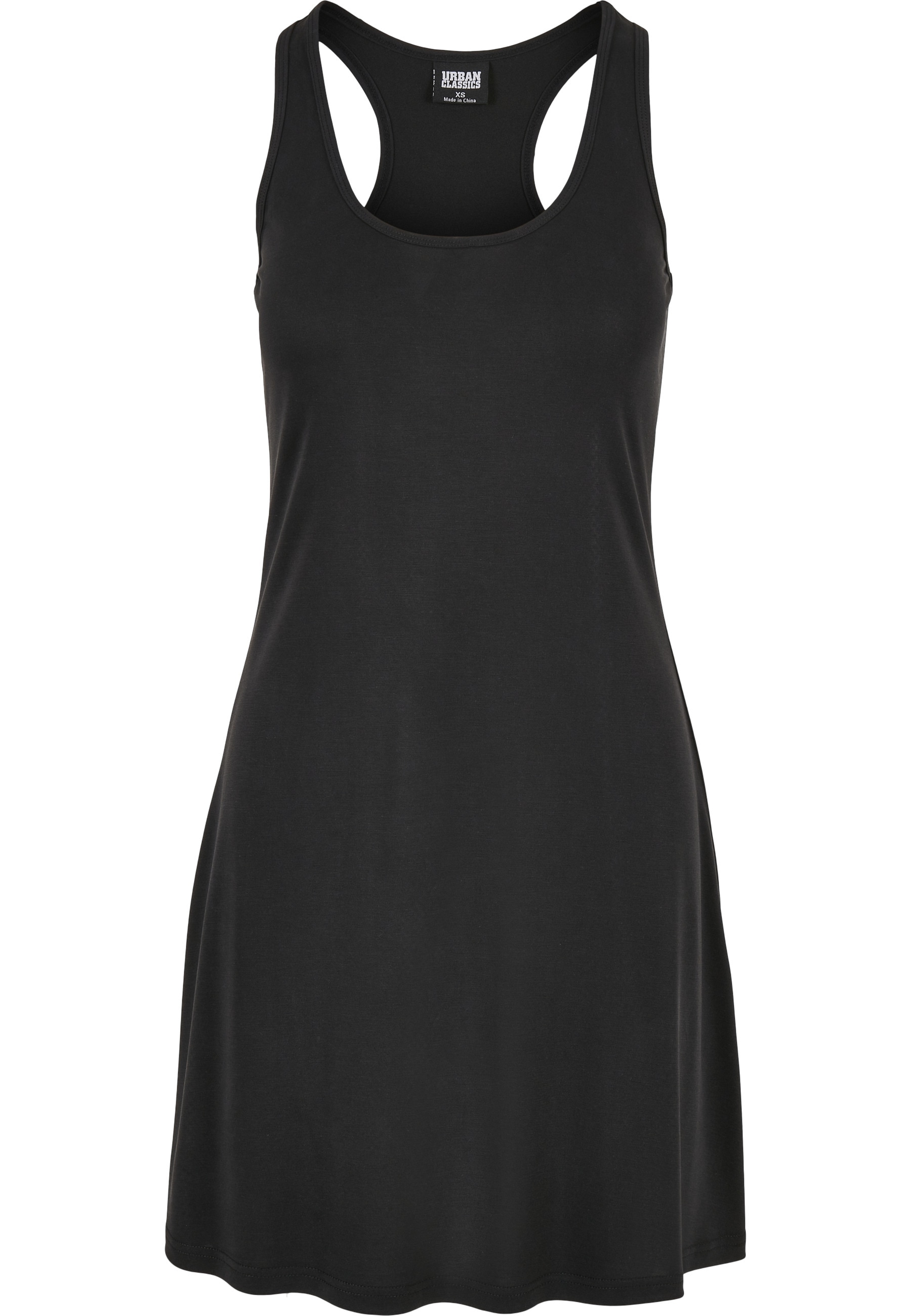 URBAN CLASSICS A-Linien-Kleid "Urban Classics Damen Ladies Modal Short Racer Back Dress" 1 Stk. tlg.