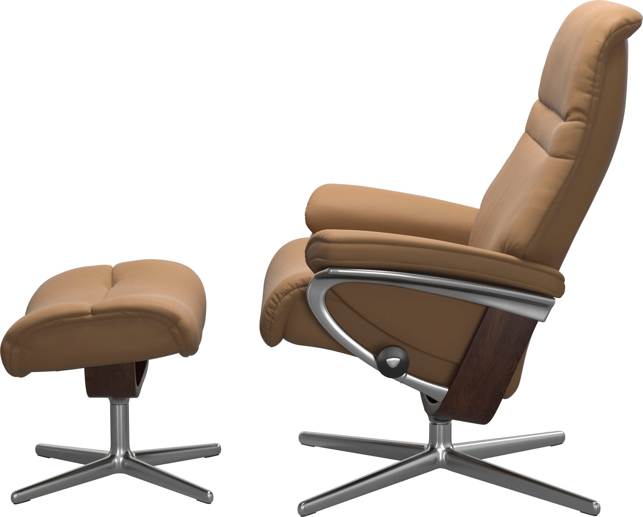 Stressless® Relaxsessel »Sunrise«, mit Cross Base, Größe S, M & L, Holzakzent Braun