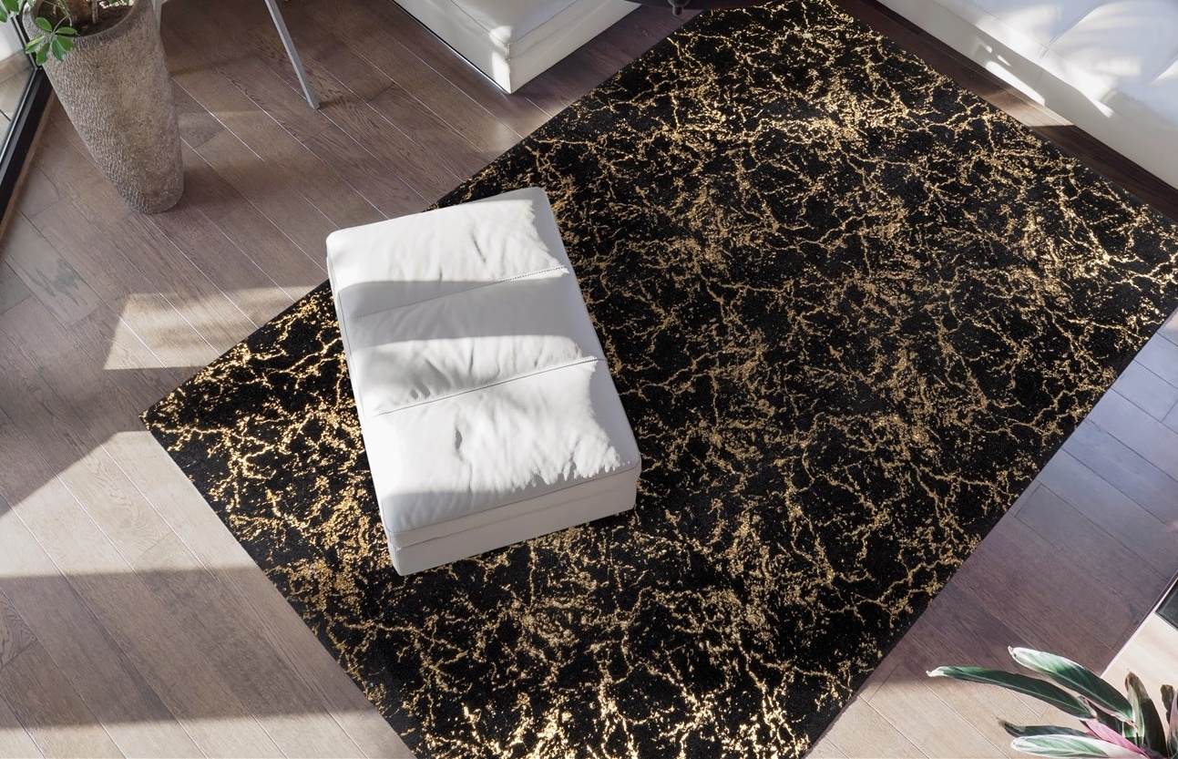 me gusta Teppich "Bijou 225" rechteckig 20 mm Höhe Glanz Effekt, Wohnzimmer