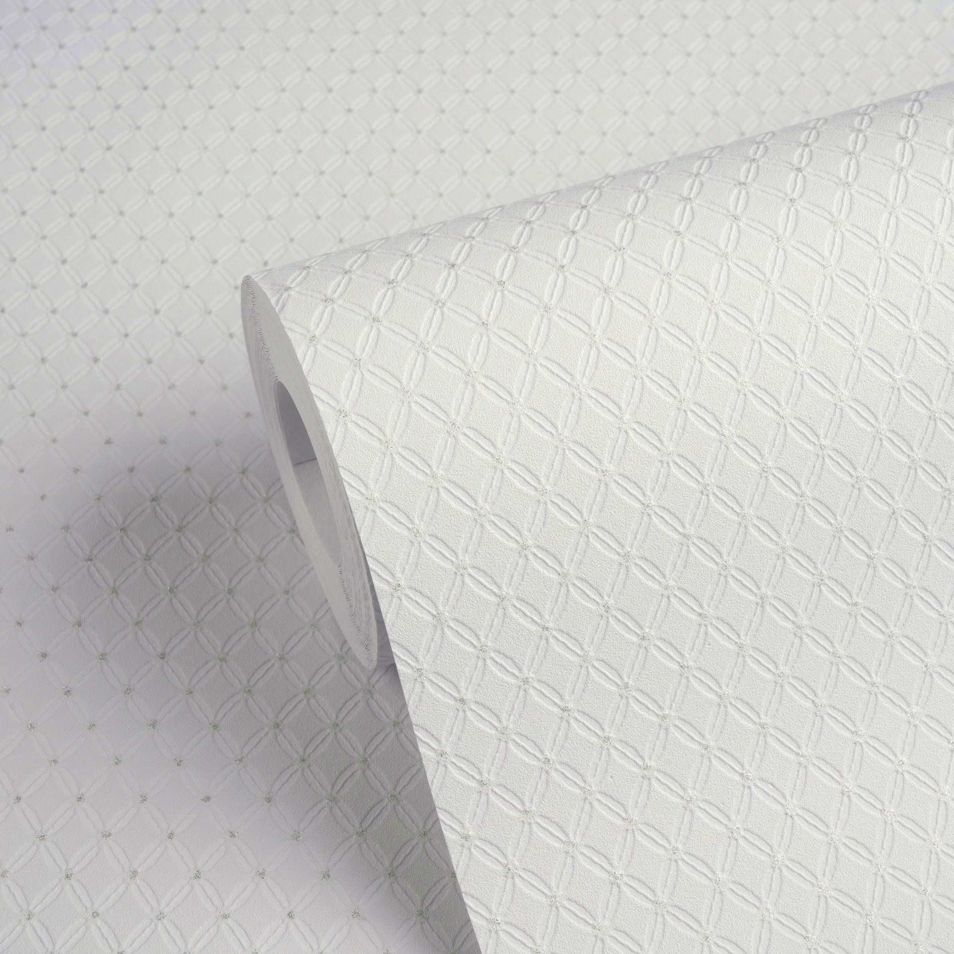 living walls 1100000002199 »Kids Studio Rauten – Glitzer Vliestapete« Glitzermuster | Rhombenmuster | geometrisch leicht strukturiert Feines geometrisches Rautenmuster mit dezentem Glitzereffekt