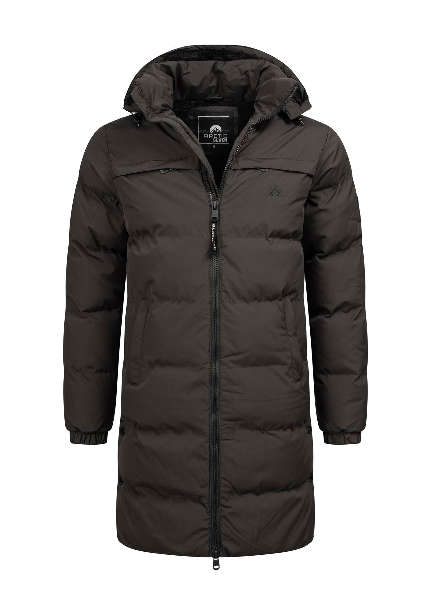 Arctic Seven Winterjacke »ASNorwiig«, mit warmem Teddyfell und abnehmbarer Kapuze