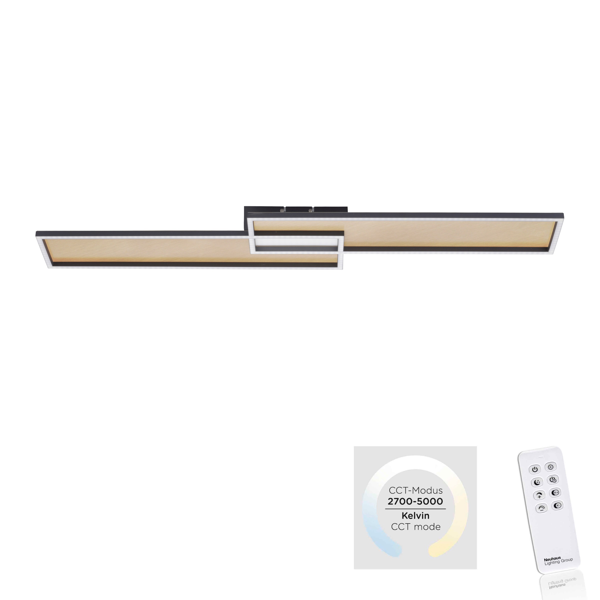 Paul Neuhaus Deckenleuchte "AMARA", 1 flammig, Leuchtmittel LED-Board  LED günstig online kaufen