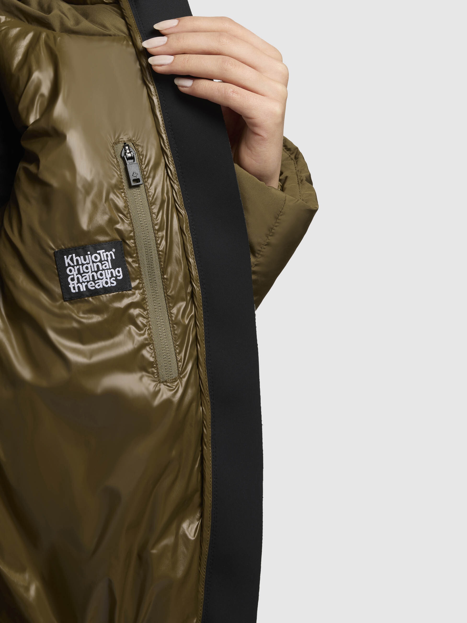 khujo Steppjacke »ELIDA«, mit Kapuze
