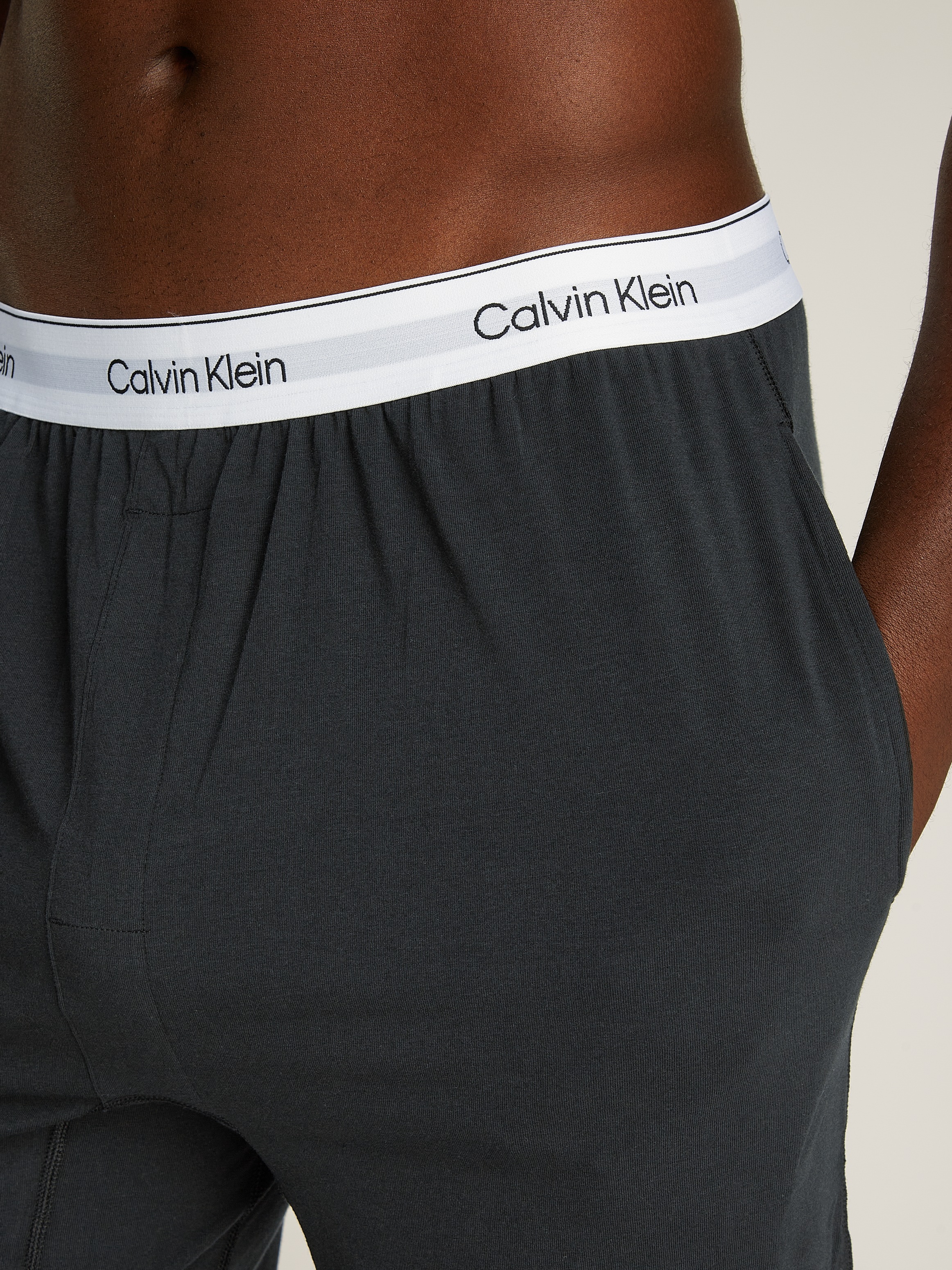 Calvin Klein Underwear Schlafshorts »SLEEP SHORT«, mit Logobund