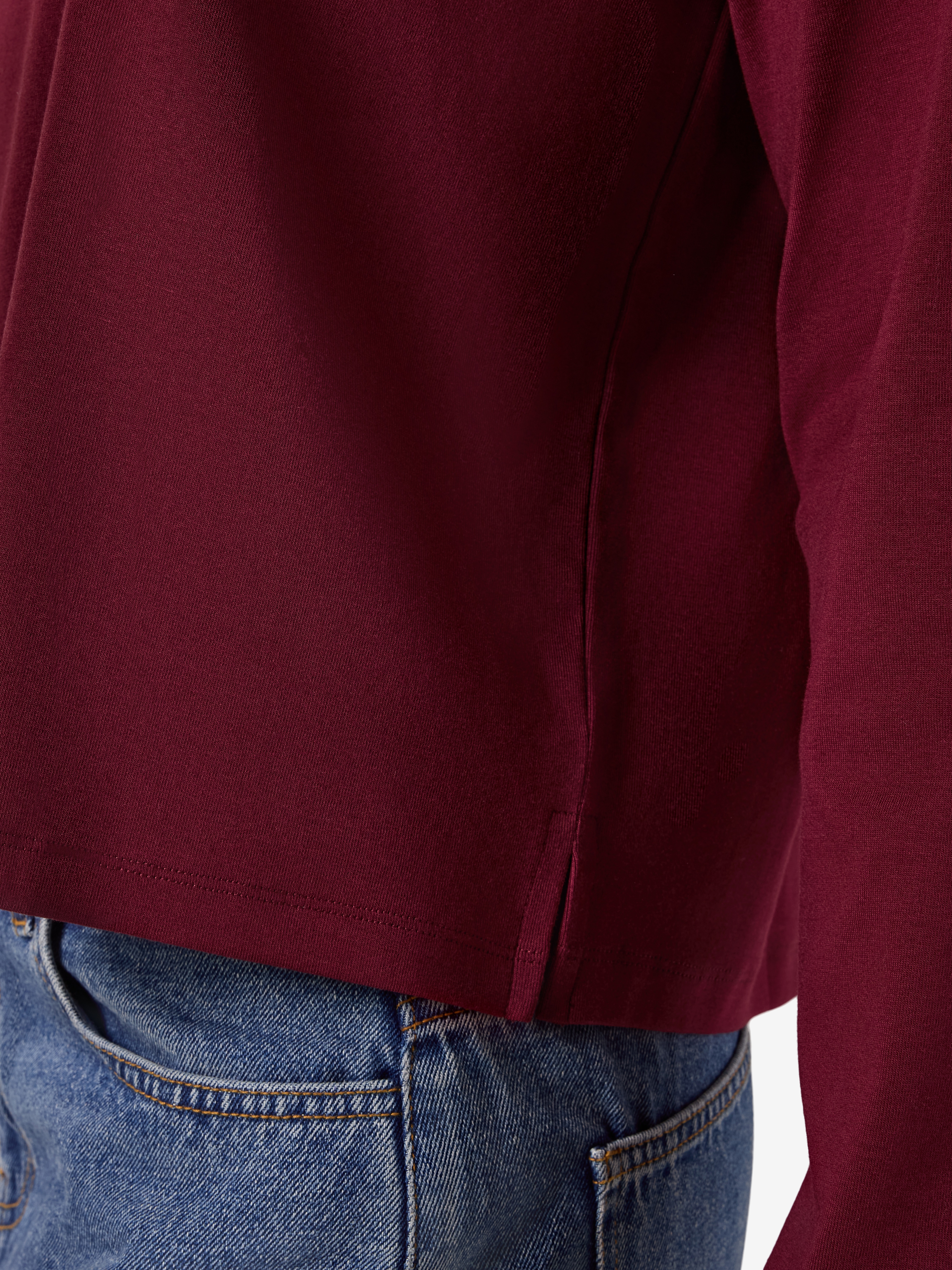 Thumbnail - Noisy may Langarmshirt "NMMOCCA L/S REGULAR FIT TOP JRS FWD NOOS"