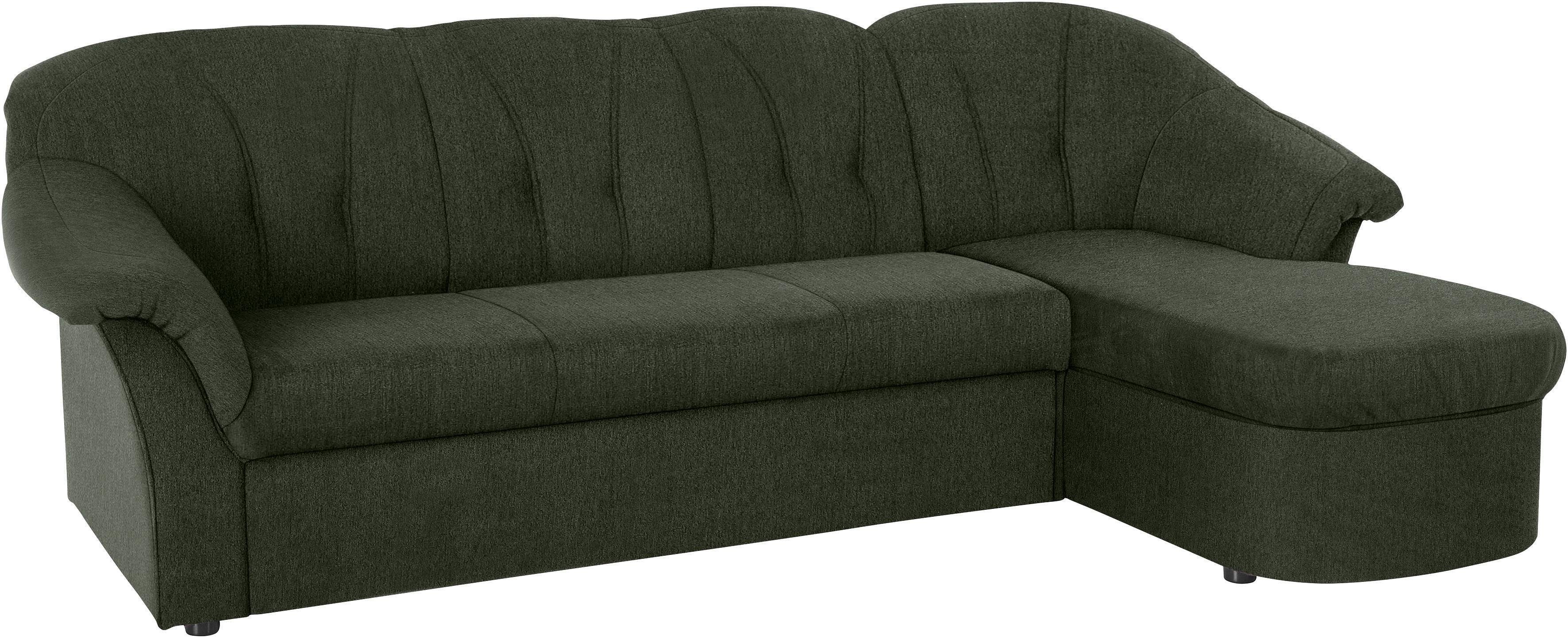 Thumbnail - DOMO collection Ecksofa "Pegnitz, elegante Rückensteppung, kompakte Stellmaße 238/141cm, L-Form", wahlweise mit Bettfunk...