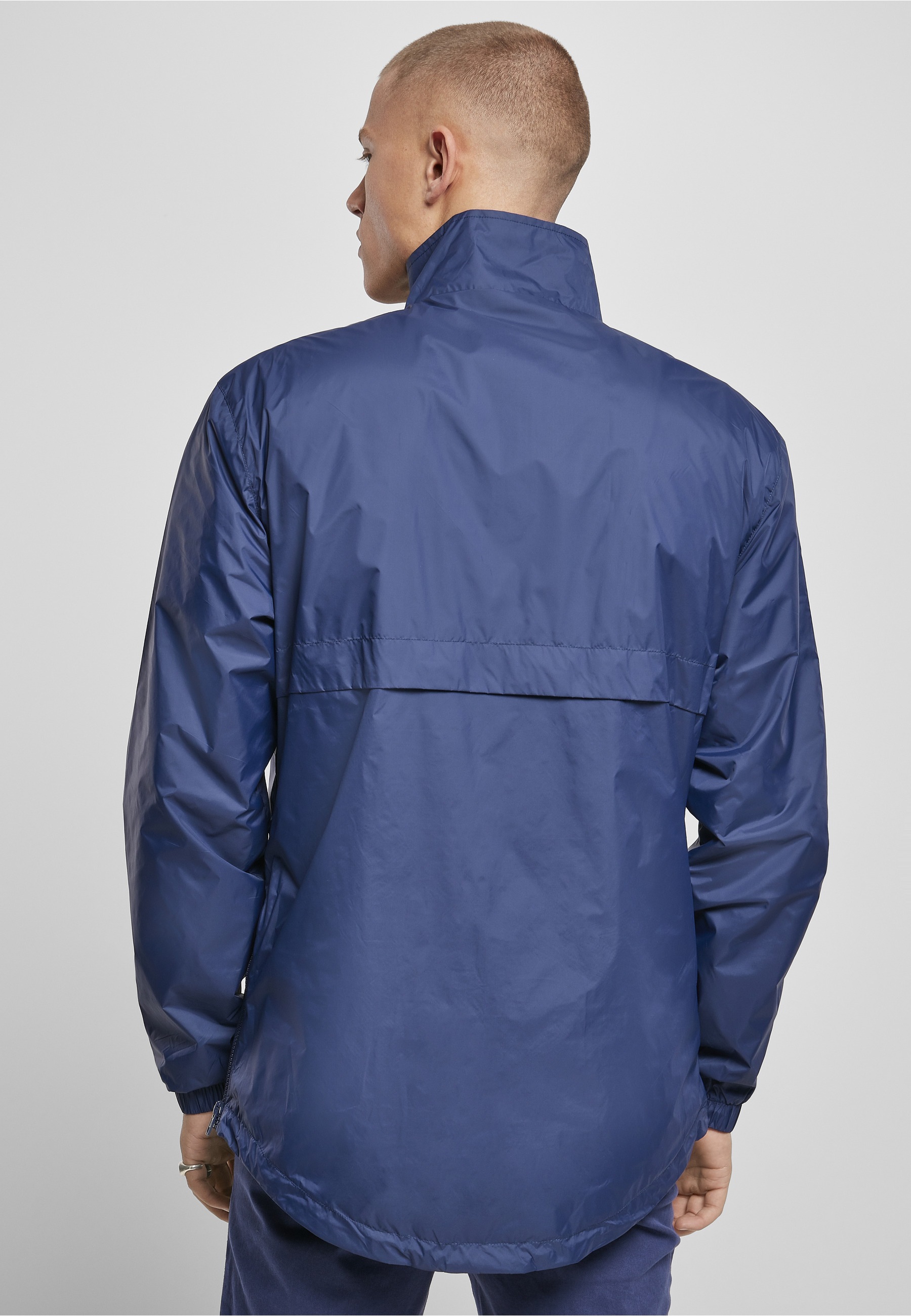 URBAN CLASSICS Langmantel »Urban Classics Herren Stand Up Collar Pull Over Jacket«