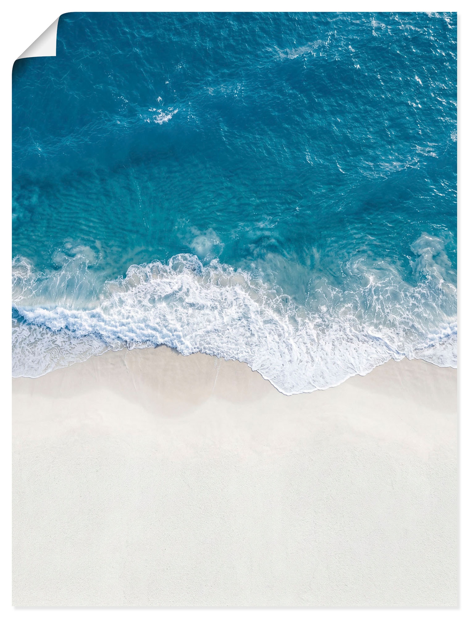 OTTO home Wandbild "Strand von oben II" Meer Bilder 1 Stk. tlg. als Poster oder Leinwandbild in verschied. Größen