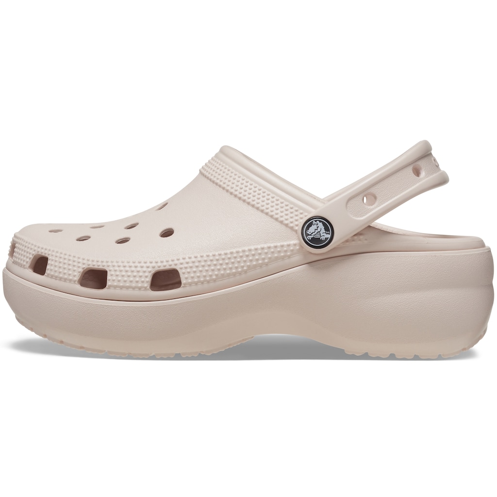 Crocs Clog »Classic Platform Clog W«, Plateau, Sommerschuh, Schlappen, Hausschuh, trendige Plateausohle