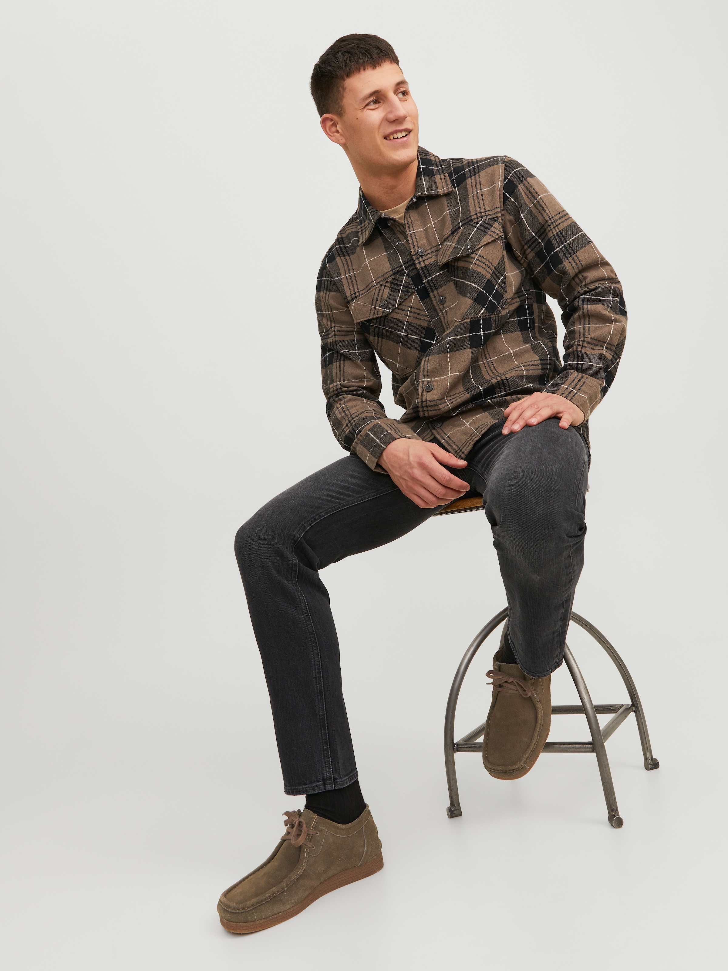 Jack & Jones Tapered-fit-Jeans »JJIMIKE JJORIGINAL CJ SN«, mit Five-Pocket-Design
