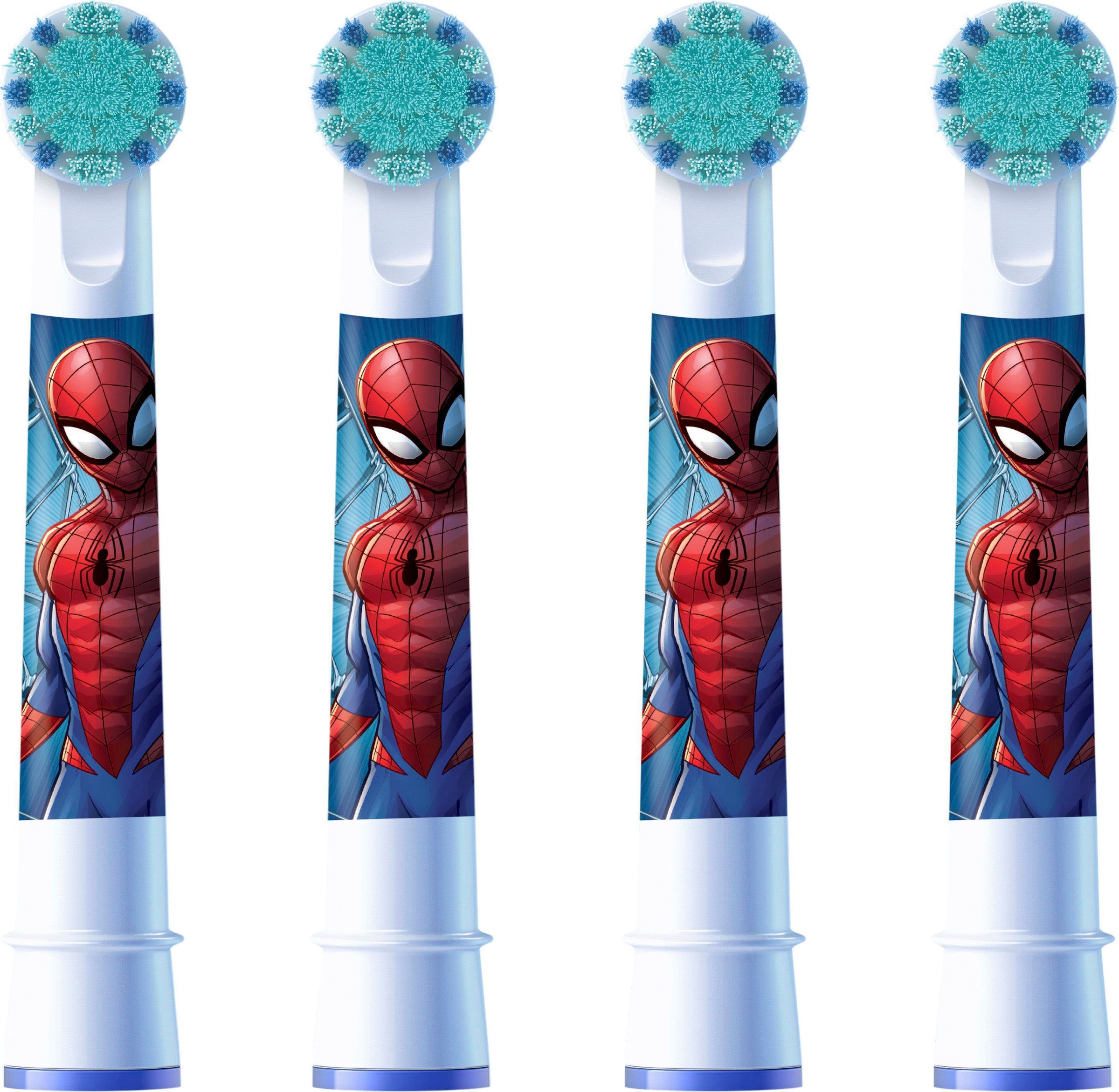 Oral-B Aufsteckbürsten »Spiderman«, extra weiche Borsten