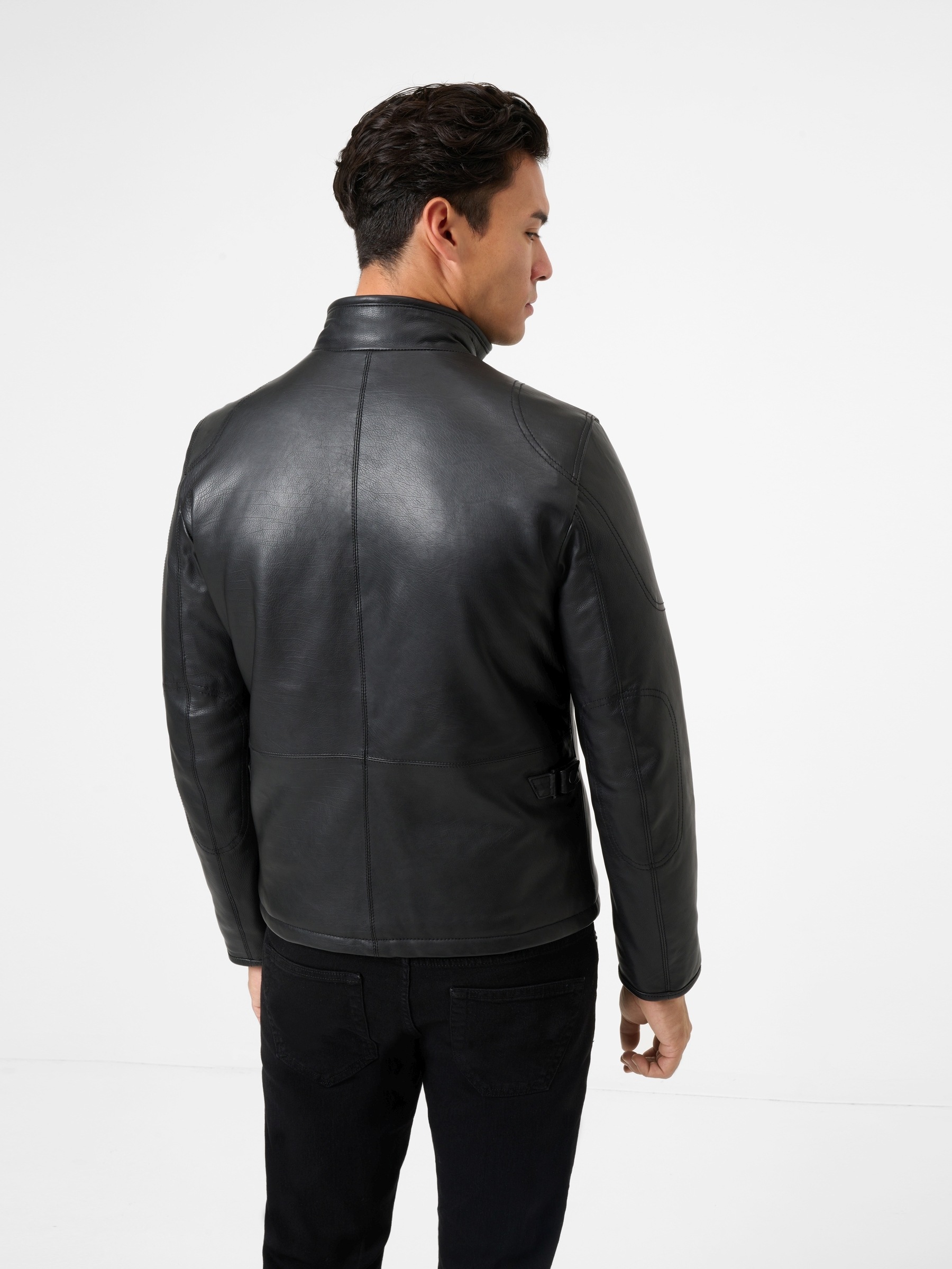 RICANO Lederjacke »Lederjacke Jefferson« ohne Kapuze Handgefertigt aus echtem Leder