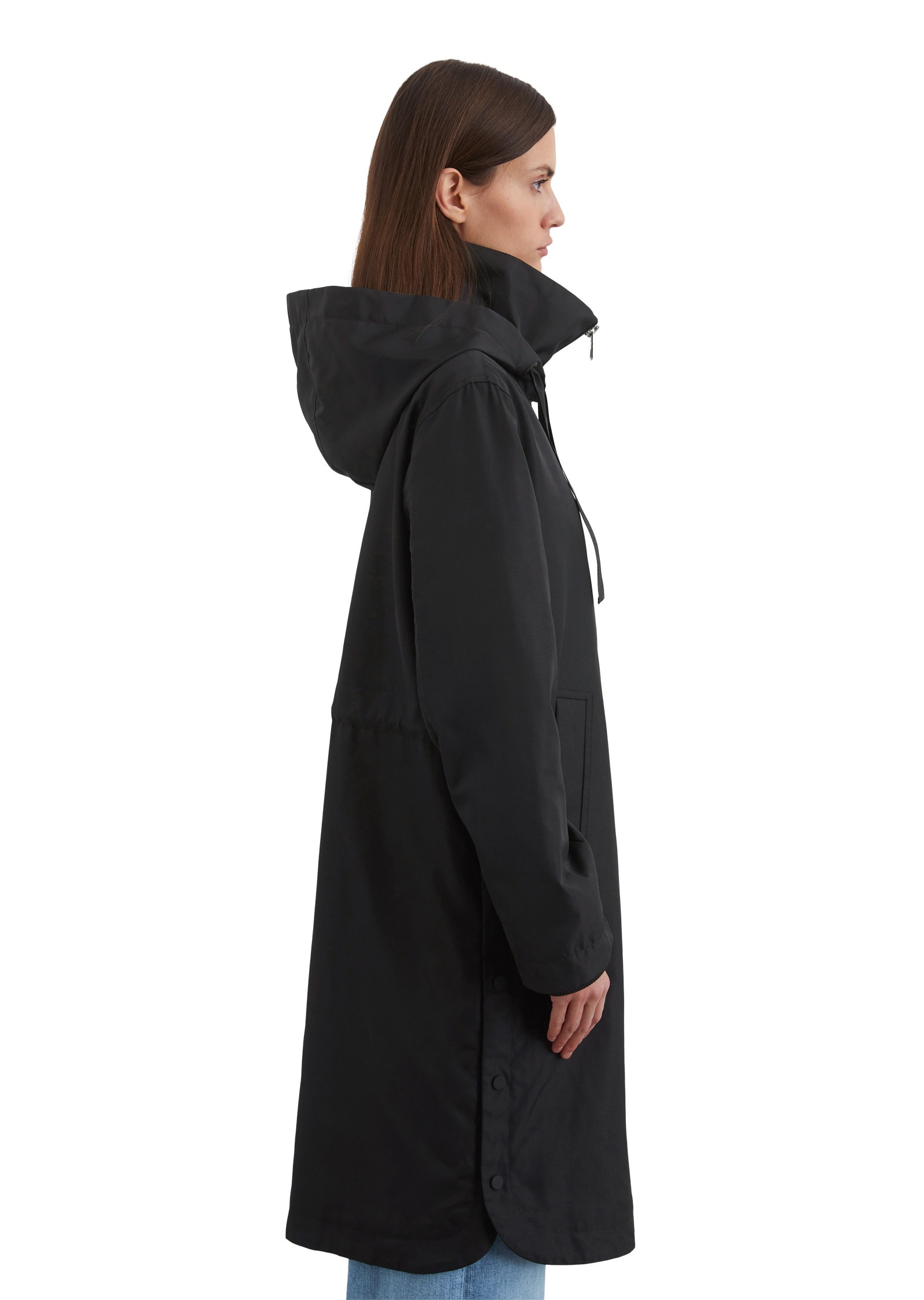 Marc O'Polo Langmantel »aus recyceltem Polyester-Canvas«