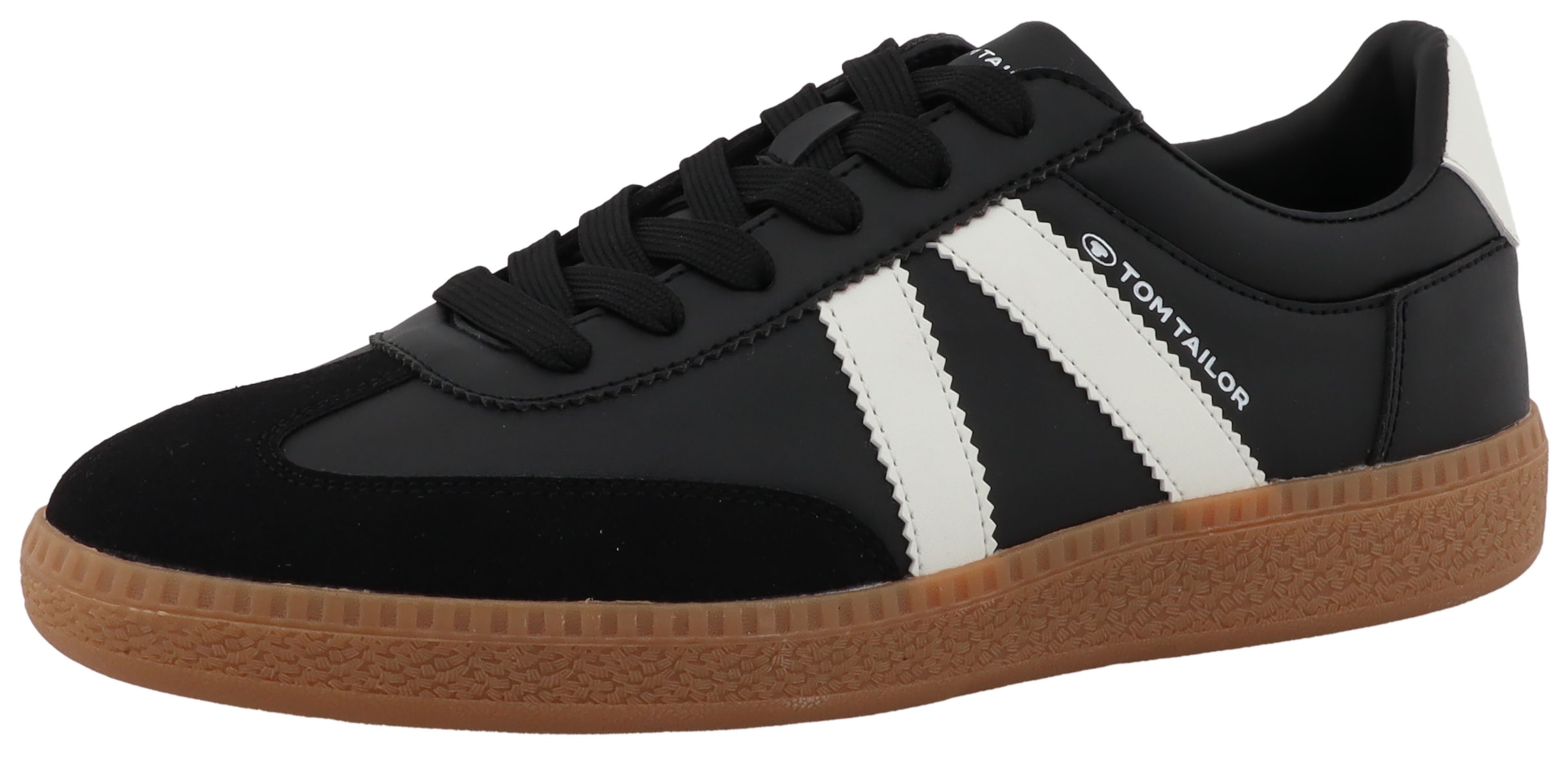 TOM TAILOR Sneaker "Kauthar" Freizeitschuh, Halbschuh, Schnürschuh mit Kont günstig online kaufen