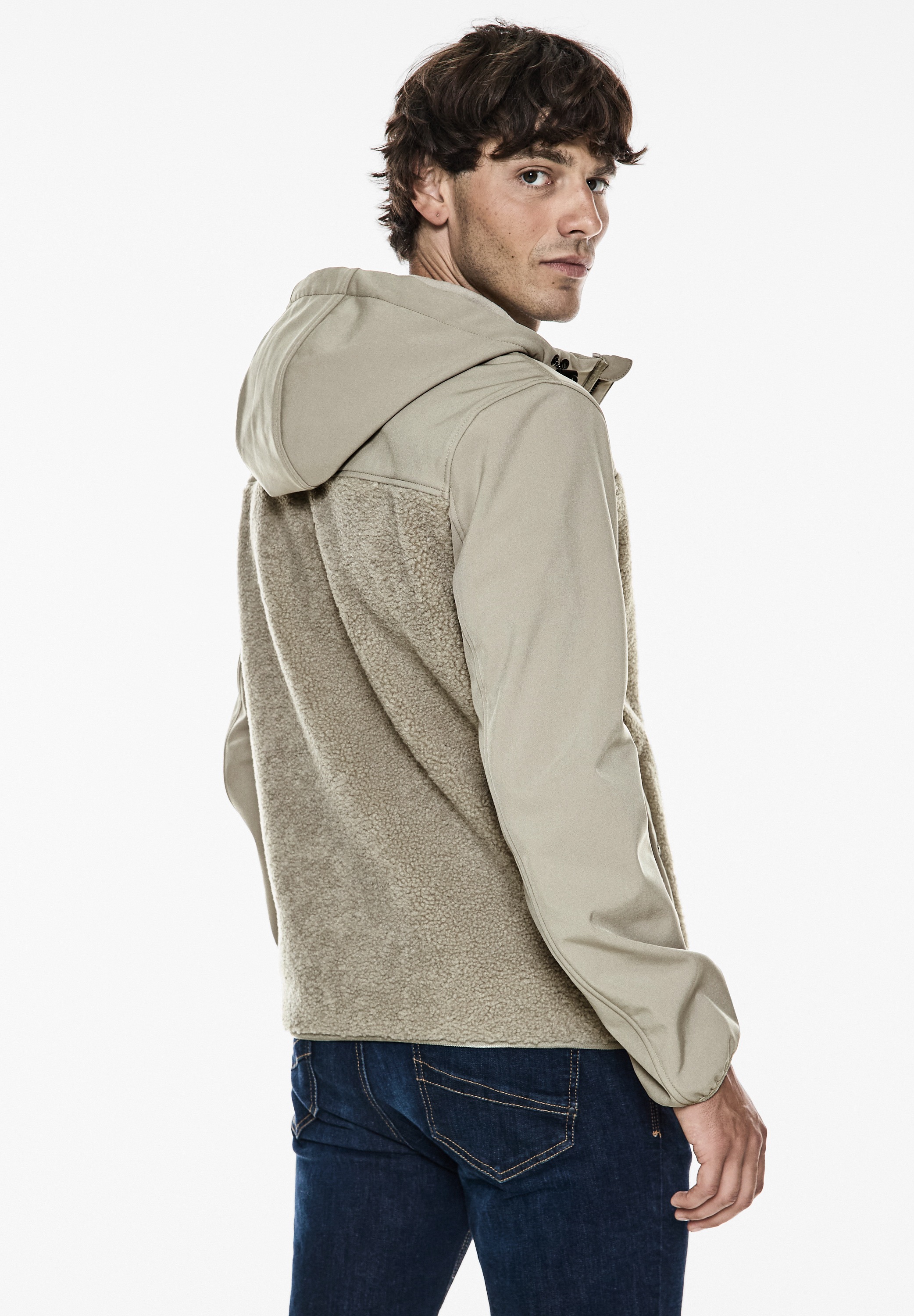 STREET ONE MEN Softshelljacke, mit Kapuze, mit Kapuze