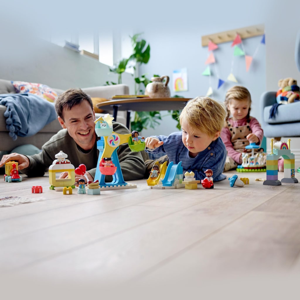 LEGO® Konstruktionsspielsteine »Erlebnispark (10956), LEGO® DUPLO® Town«, (95 St.)