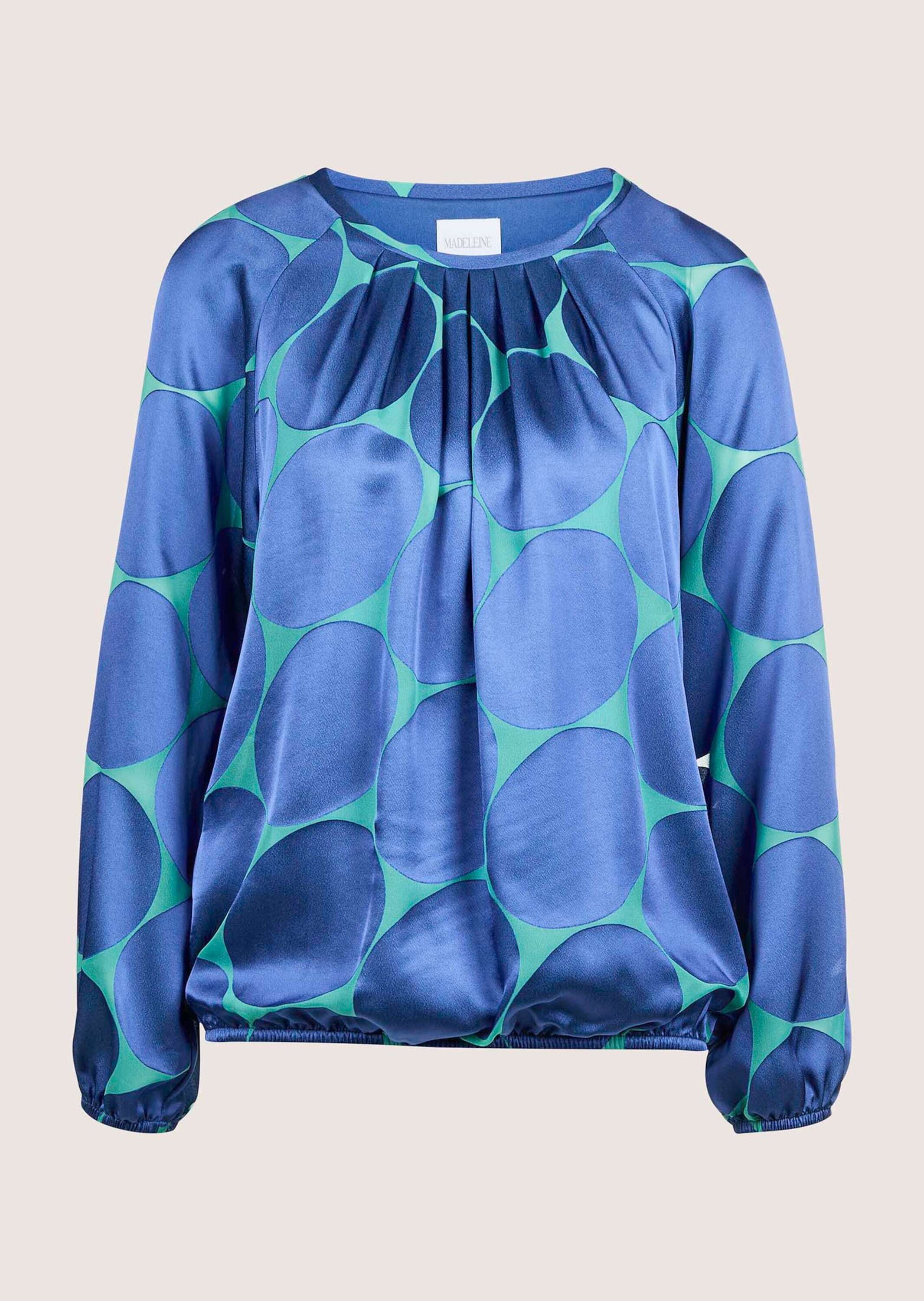 MADELEINE Schlupfbluse "Bluse Schlupfbluse mit Raglanärmeln, Stretch"