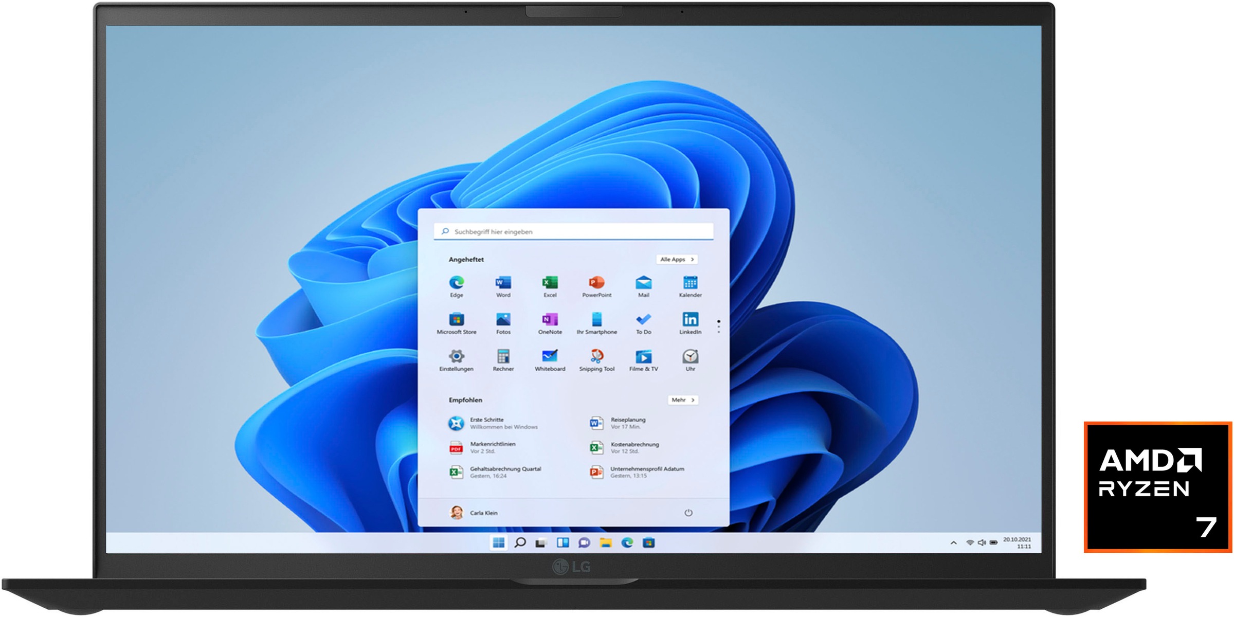 LG Notebook "Gram 15" Laptop", 32 GB RAM 1.000 GB SSD, Ryzen AI 7, Windows 11 Home, schwarz, Notebooks