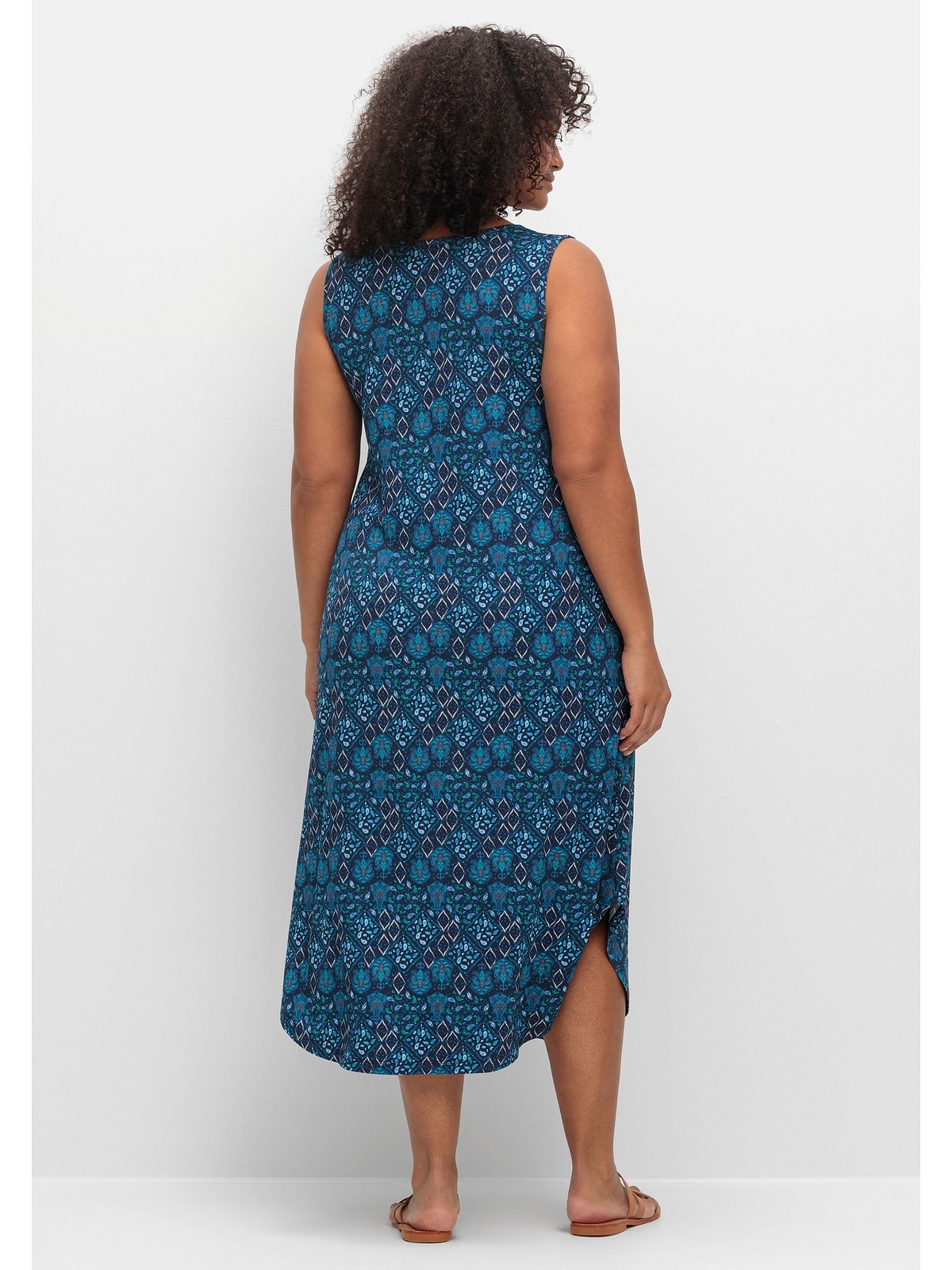 Sheego Jerseykleid »Große Größen«, mit Ornamentprint
