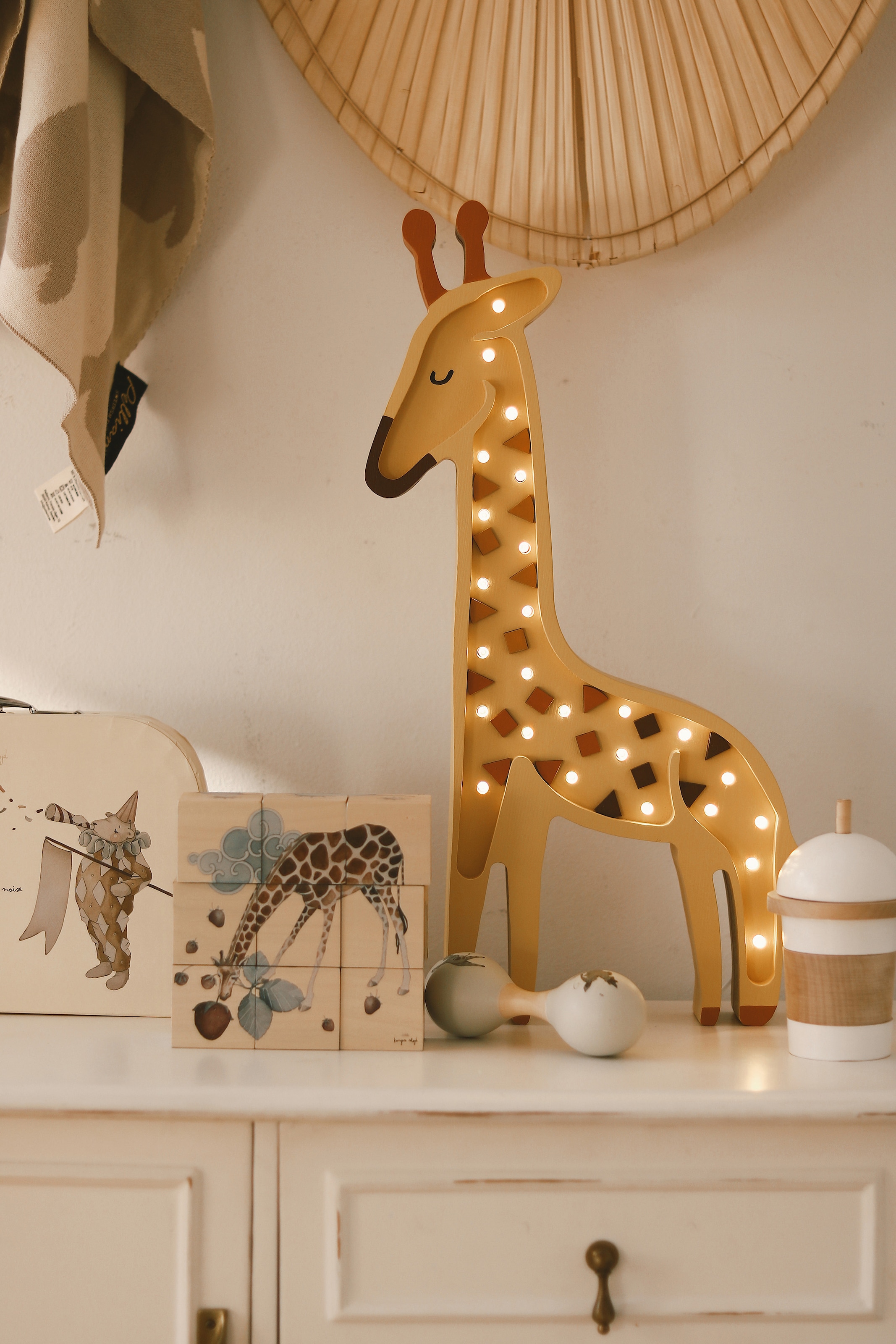little lights LED Tischleuchte »Giraffe«, | BAUR in mit Europe Fernbedienung, und Timer, Made Dimmer
