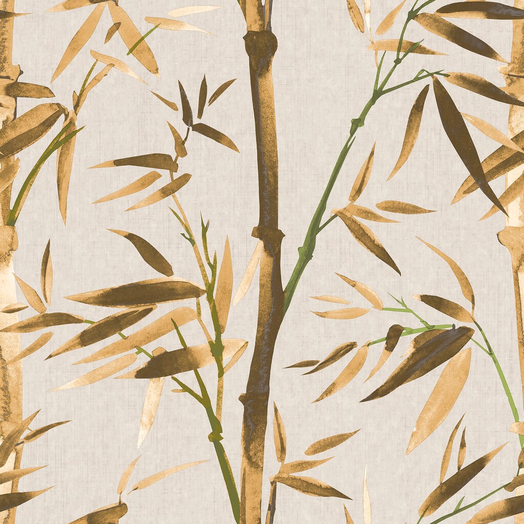 WOW Vliestapete »WOW Bamboo Vliestapete«, botanisch