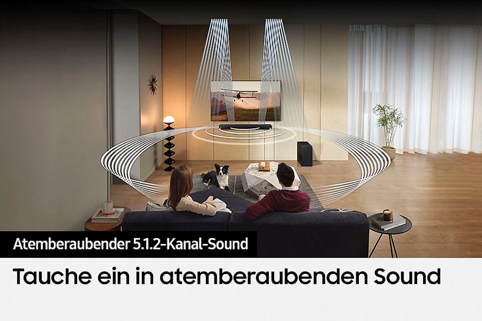 Samsung Soundbar »HW-Q810GC«, 5.1.2-Kanal Sound System, Kabelloses Dolby Atmos & DTS:X