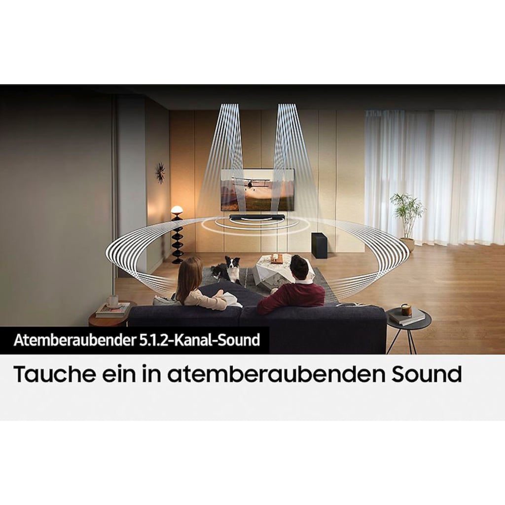 Samsung Soundbar »HW-Q810GC«, 5.1.2-Kanal Sound System, Kabelloses Dolby Atmos & DTS:X