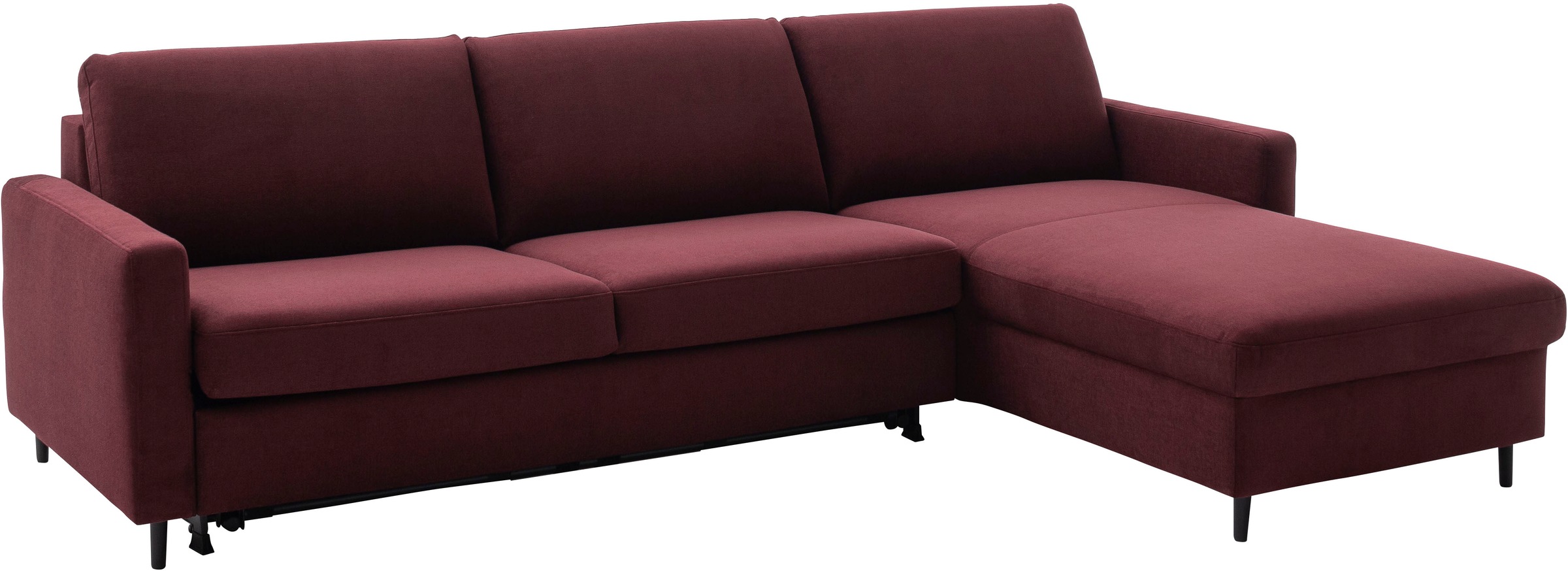 Home affaire Ecksofa "Calestra, Bezug Easy Care, Dauerschlaffunktion in 2 Q günstig online kaufen