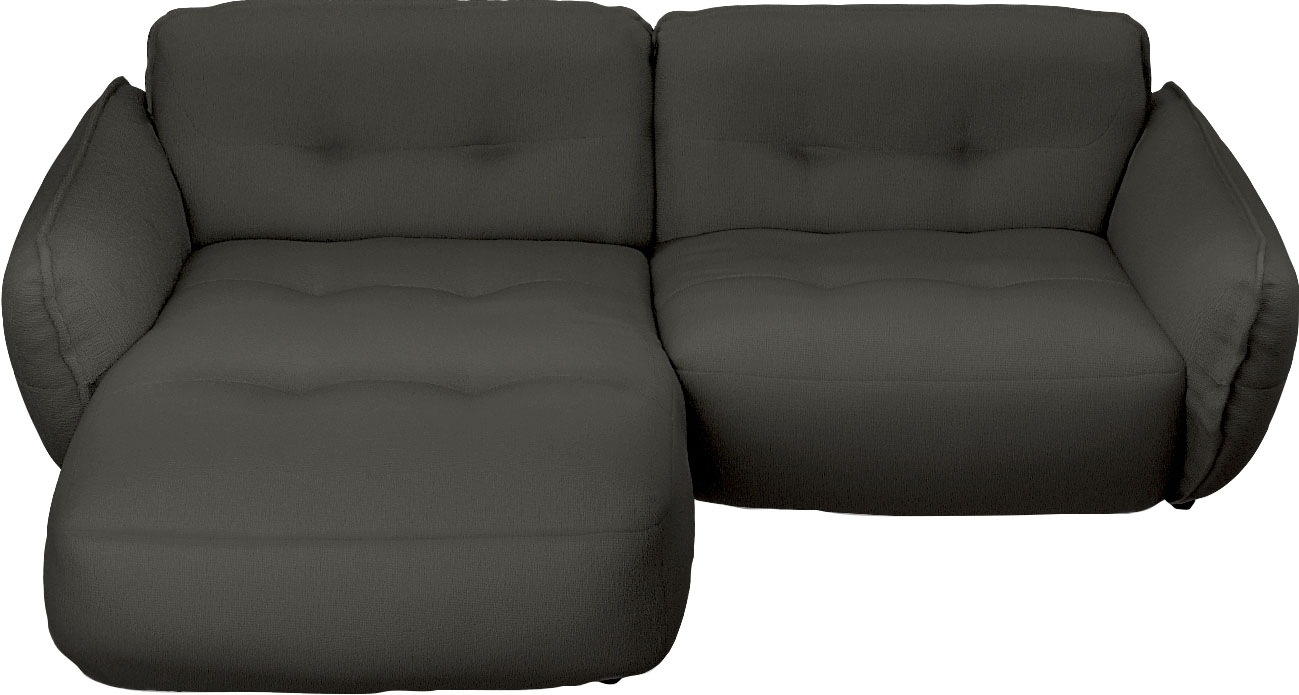 BETYPE Ecksofa »Be Fluffy«, Softes Sitzgefühl, moderne Kedernaht, hochwertiger Bezug