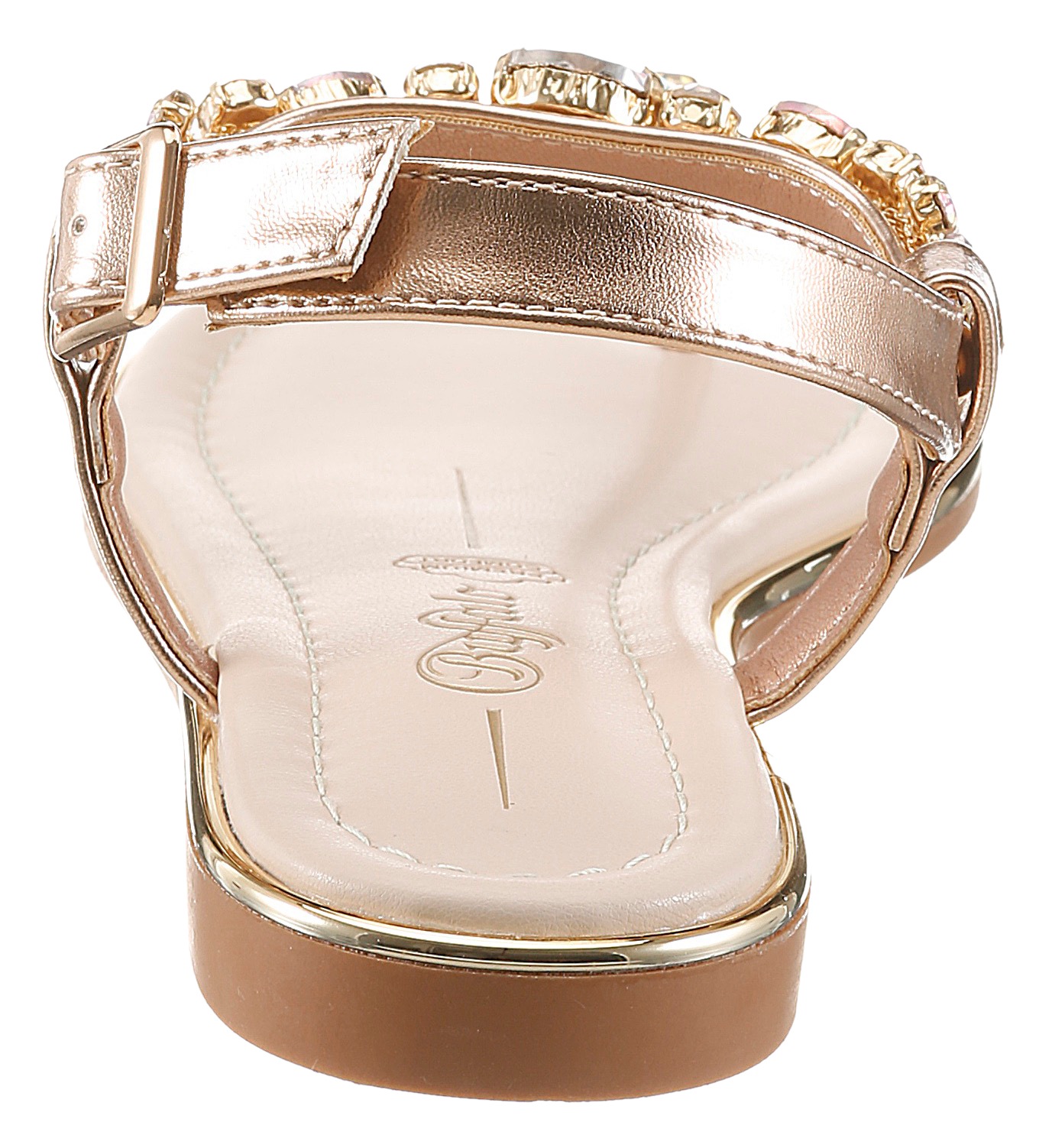 Buffalo Zehentrenner "KIRA ICE", Riemchensandale, Sommerschuh, Urlaubsandal günstig online kaufen