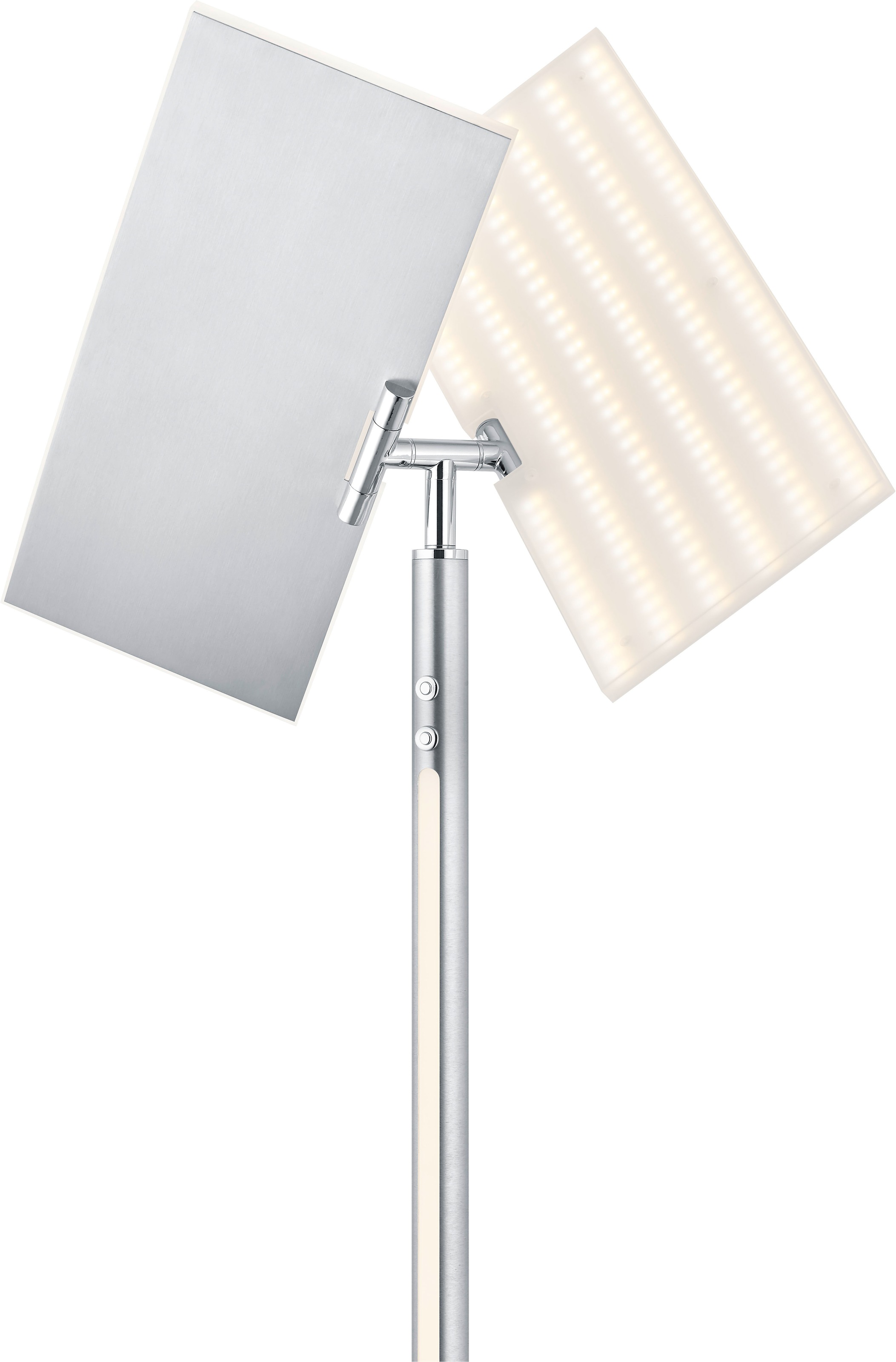 HELL höllisch gutes Licht LED Stehlampe »TWICE« LED-Modul 1 Stk. warmweiß - kaltweiß Tastdimmer, CCT