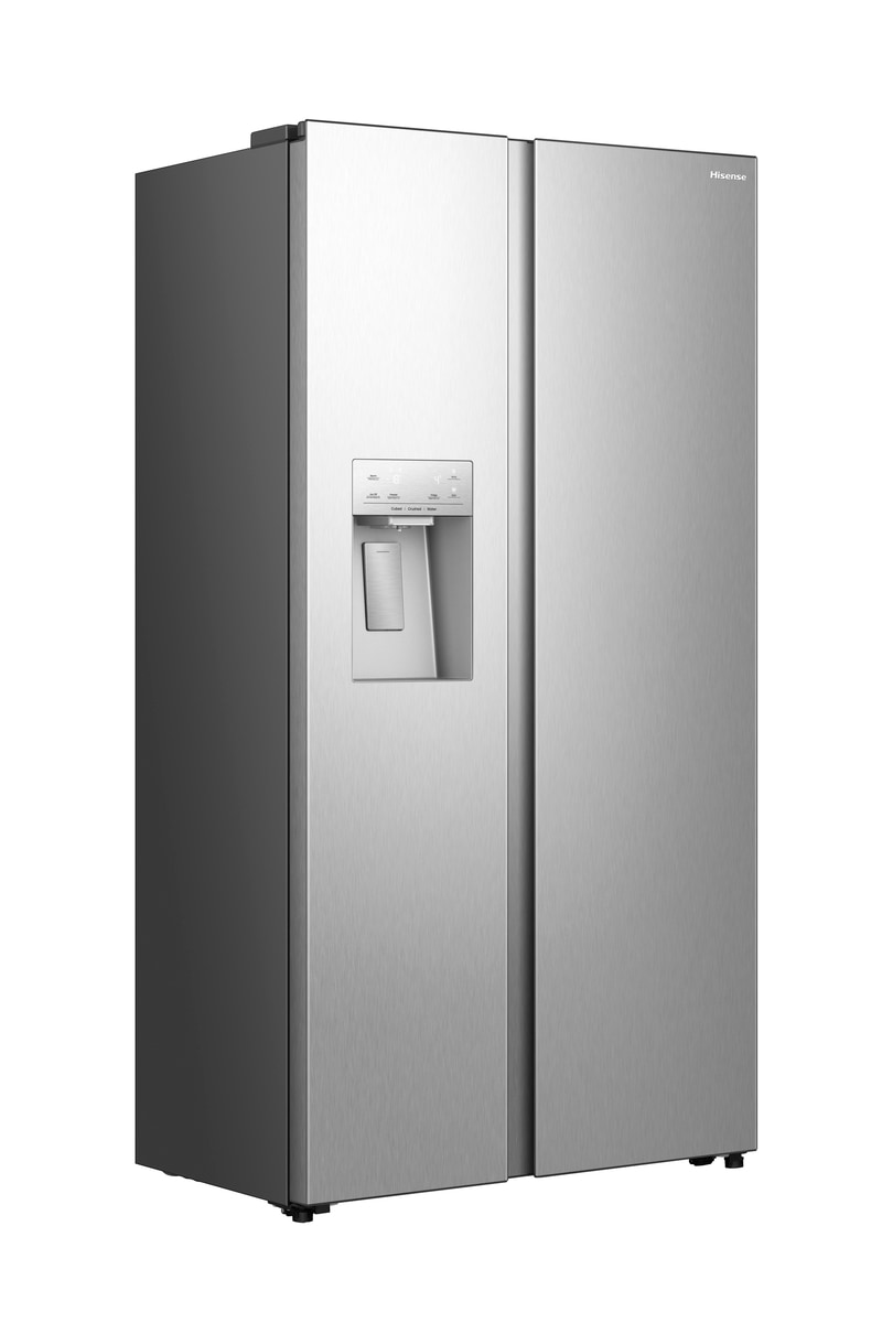 Hisense Side-by-Side "MS91528IC" 178,6 cm hoch 91,1 cm breit mit Wasser-/Eisspender, kein Festwasseranschluss dank Tank