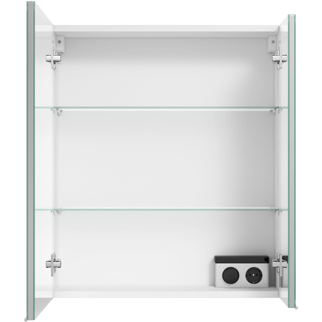 Wohnen Schränke MARLIN Spiegelschrank »3980«, mit doppelseitig verspiegelten Türen, vormontiert 