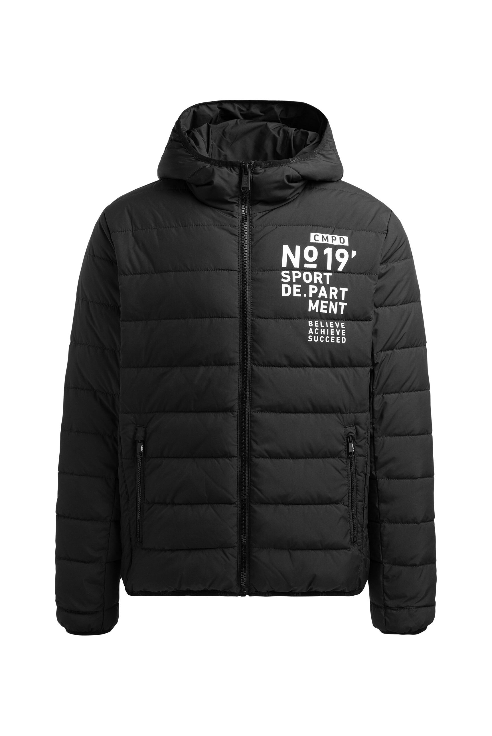 CAMP DAVID Outdoorjacke mit Kapuze mit Elastikbündchen