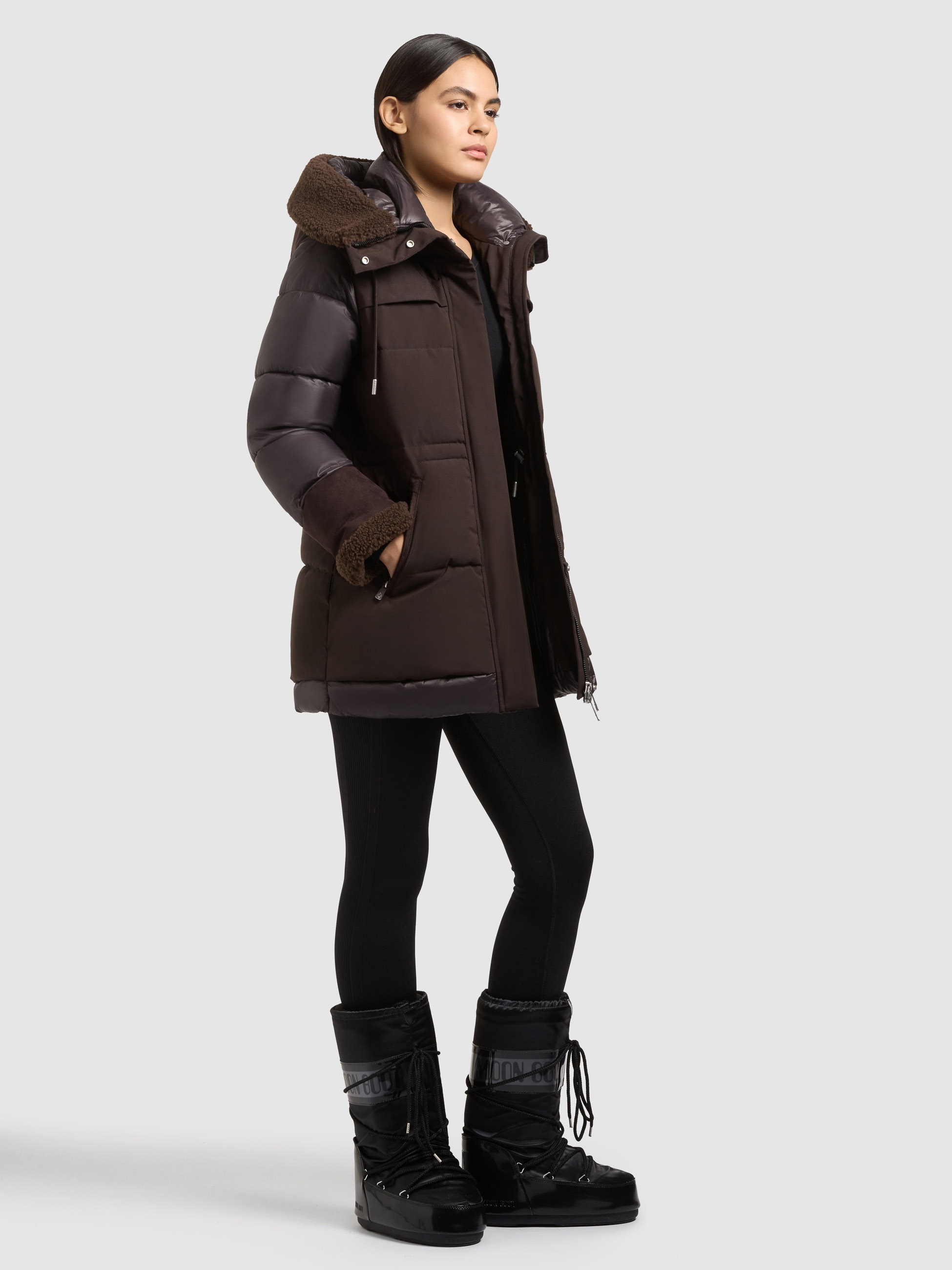 khujo Steppjacke »FRANNI« mit Kapuze