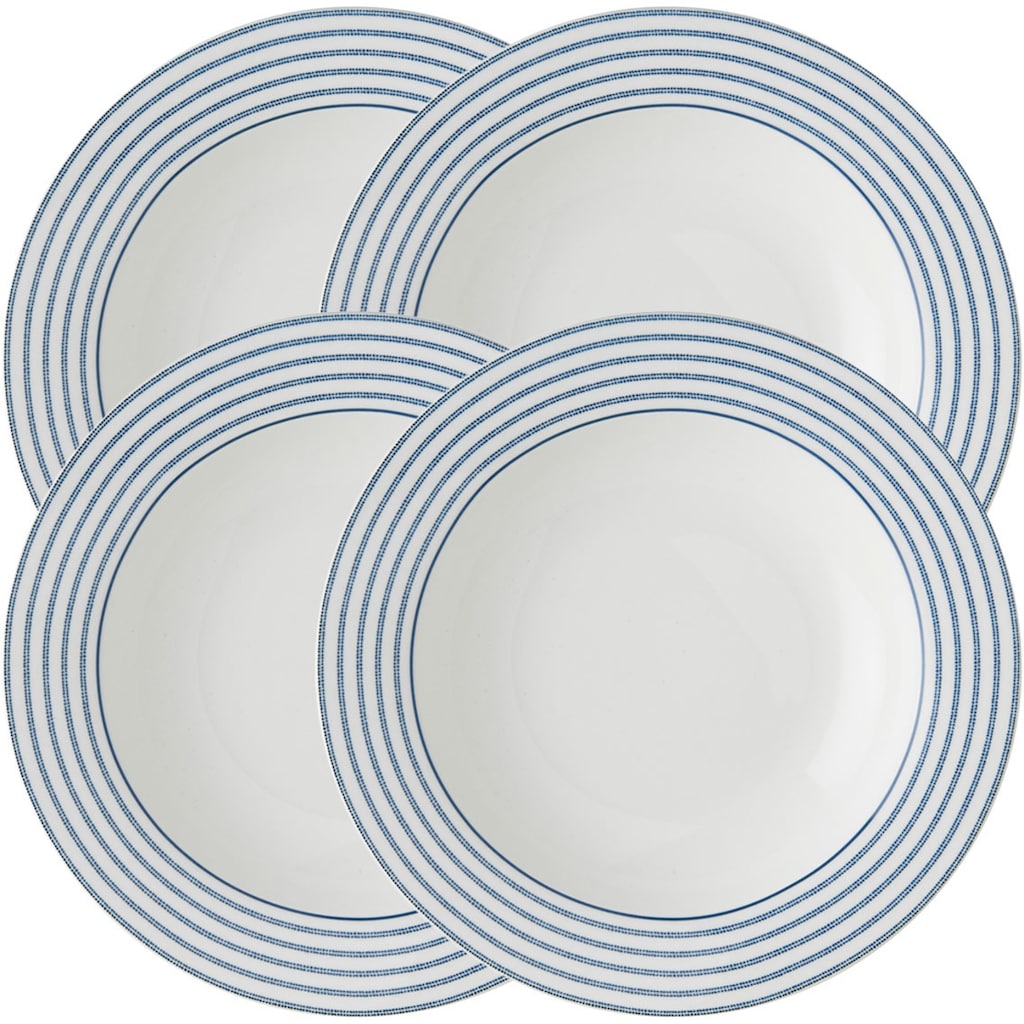 LAURA ASHLEY BLUEPRINT COLLECTABLES Suppenteller »Candy Stripe«, (Set, 4 St., 4 Teller)