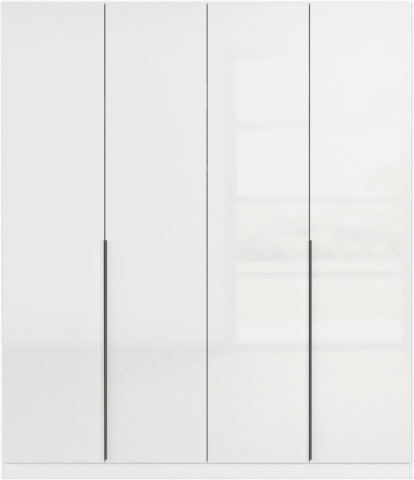 rauch Drehtürenschrank »Kleiderschrank Schrank Garderobe AGORDO TOPSELLER Schlafzimmer«, (in zwei Griff-Farben, Breiten 91-360 cm, Dekor- oder Hochglanzfront), durchdachte Innenausstattung, in 7 Breiten und 2 Höhen MADE IN GERMANY
