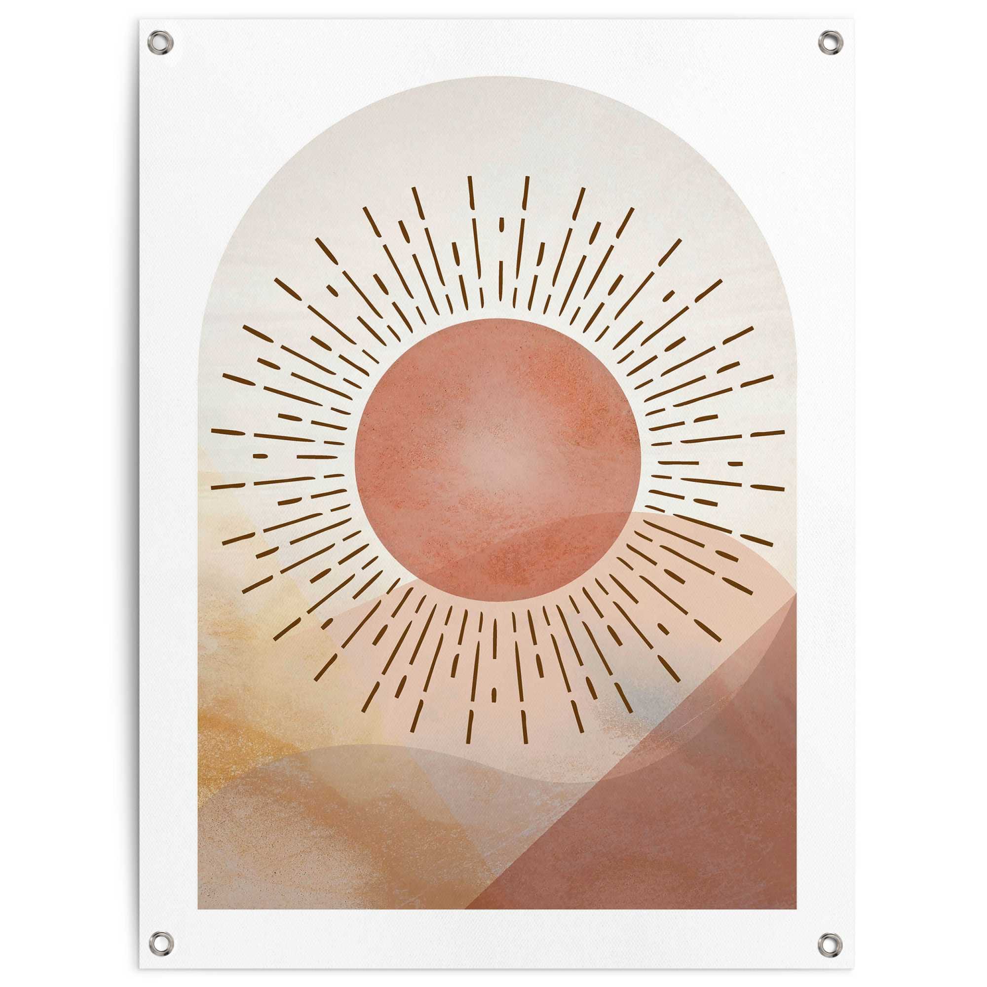 Reinders Poster "Sonne", Outdoor für Garten oder Balkon günstig online kaufen