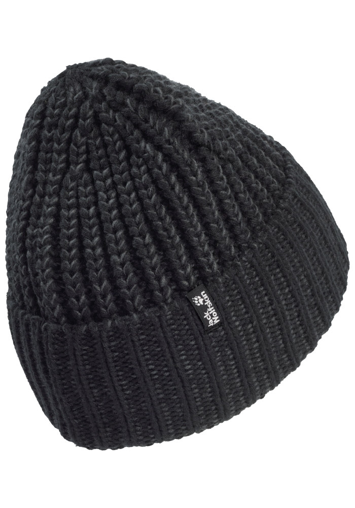 Jack Wolfskin Beanie »BADGE PAW BEANIE« Strickbeanie, warm, weich