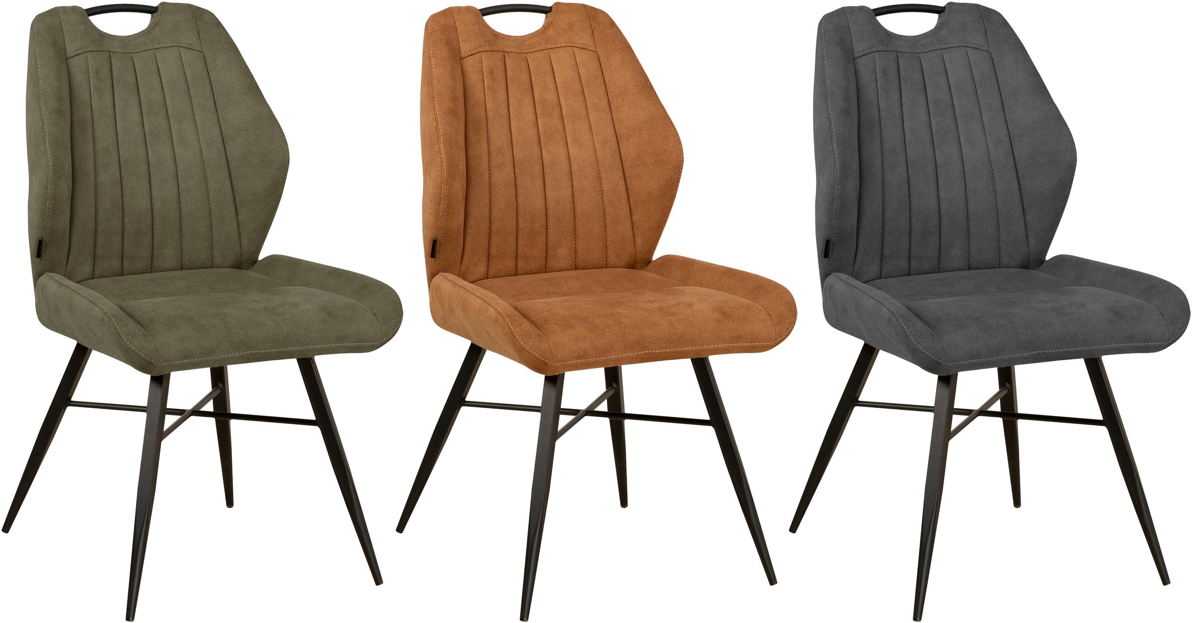 OMG Design Esszimmerstuhl »Torro«, (Set), 2 St., Stoff, bequemer Polsterstuhl, pflegeleichter Bezug