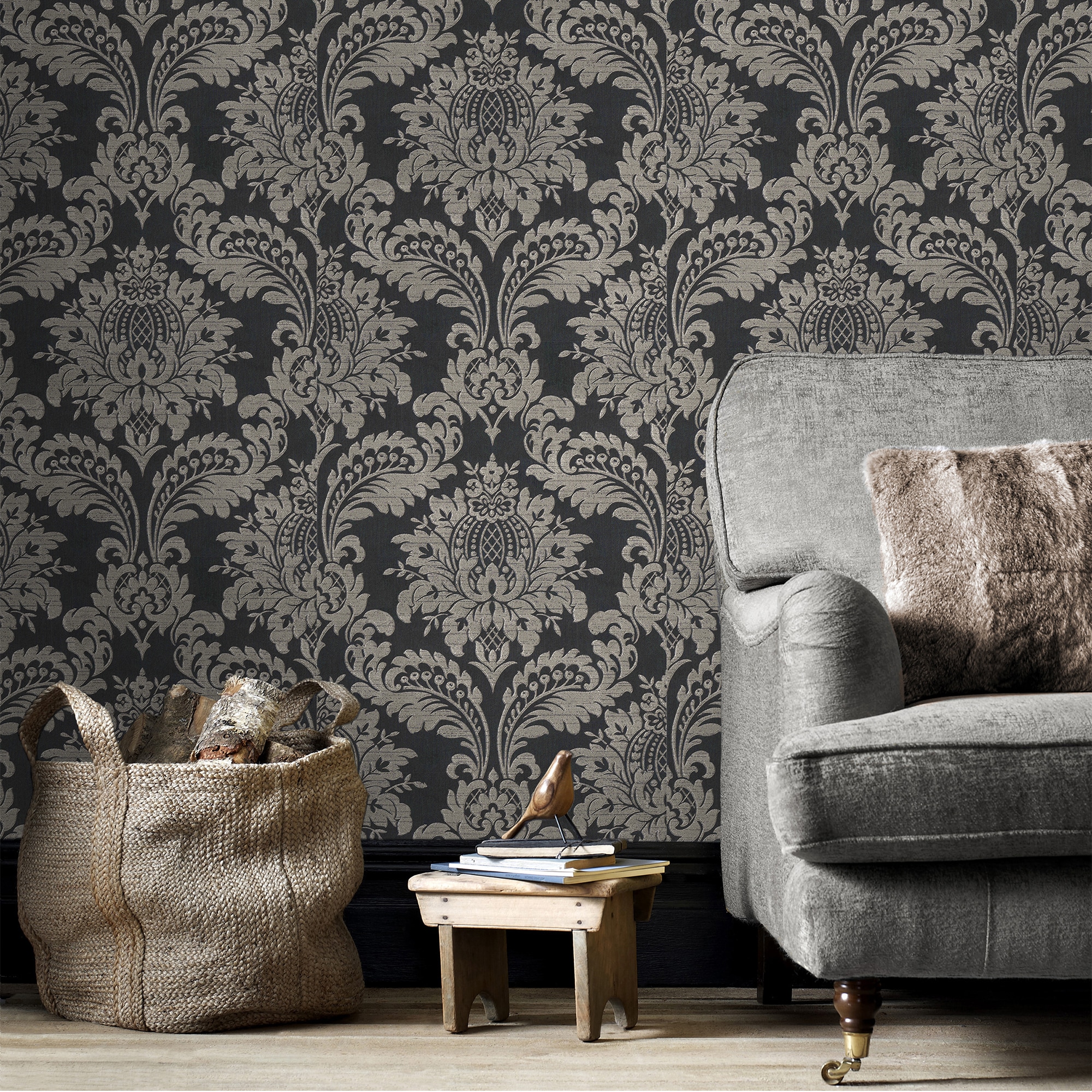 Sublime Vliestapete "DAMASK" Retro Design Tapeten