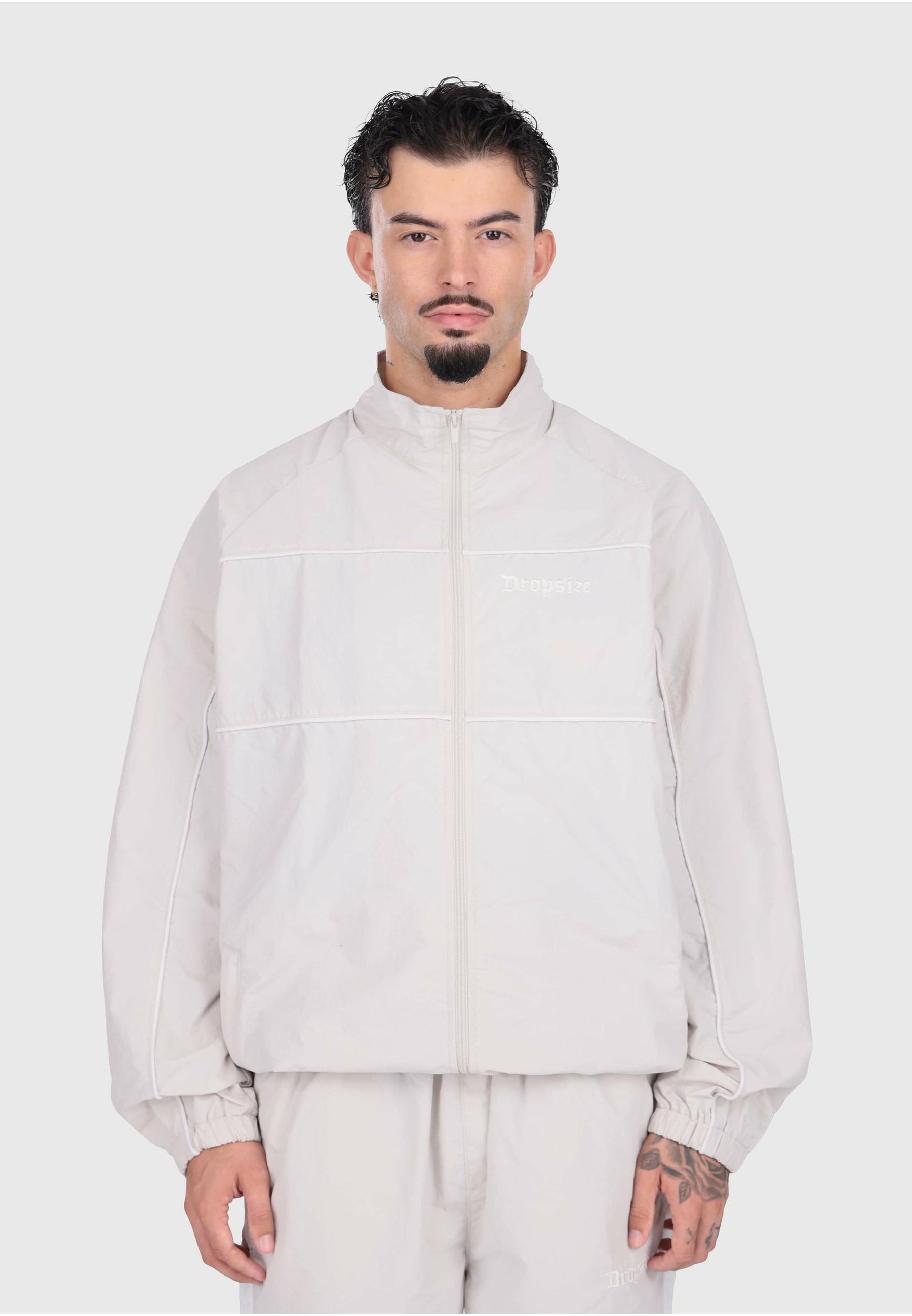 Dropsize Trainingsjacke »Dropsize STRIPE TRACK JACKET« 1 Stk. tlg. ohne Kapuze