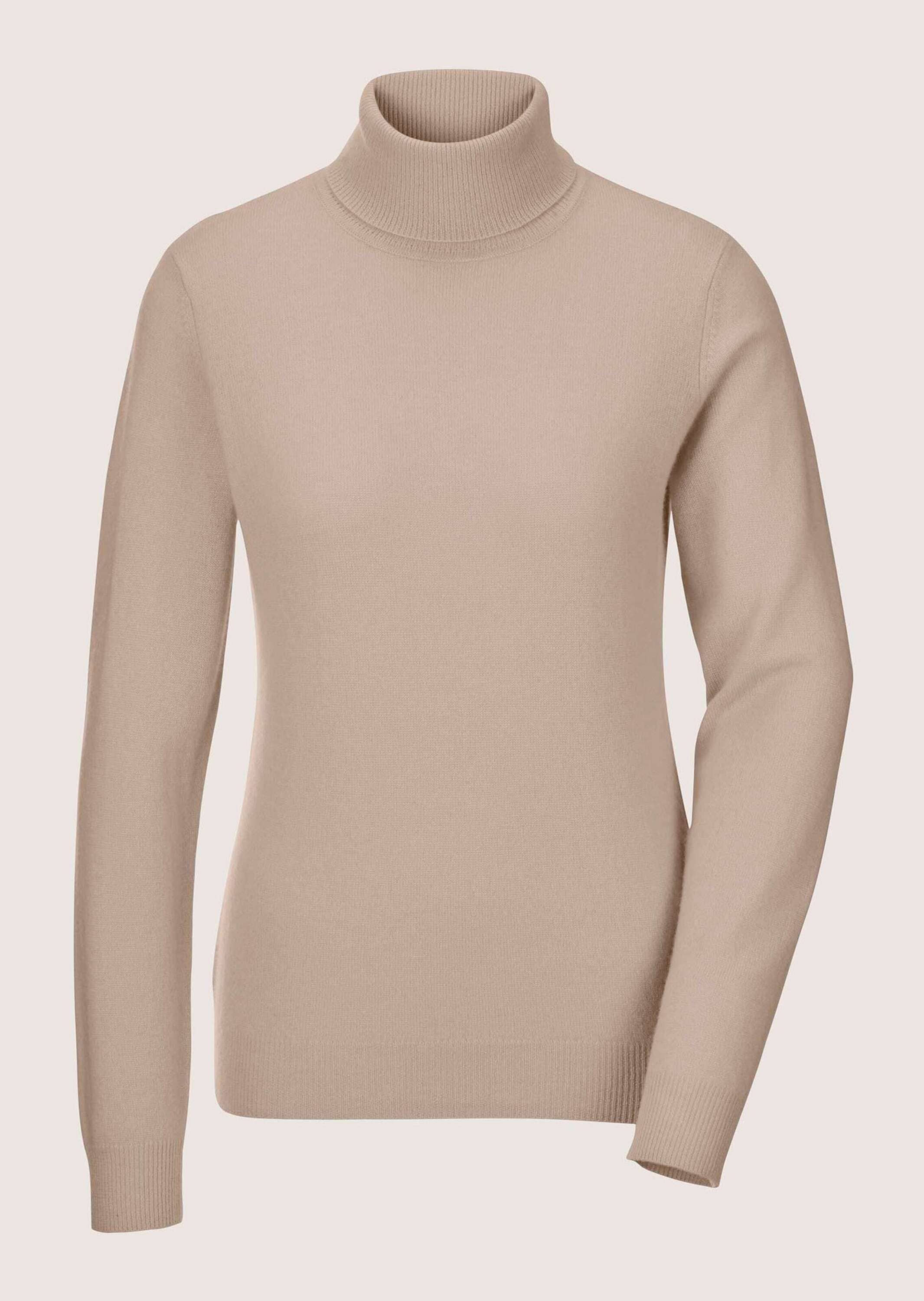 MADELEINE Longpullover "Kaschmirpullover Zeitloser Strickpullover mit gerip günstig online kaufen